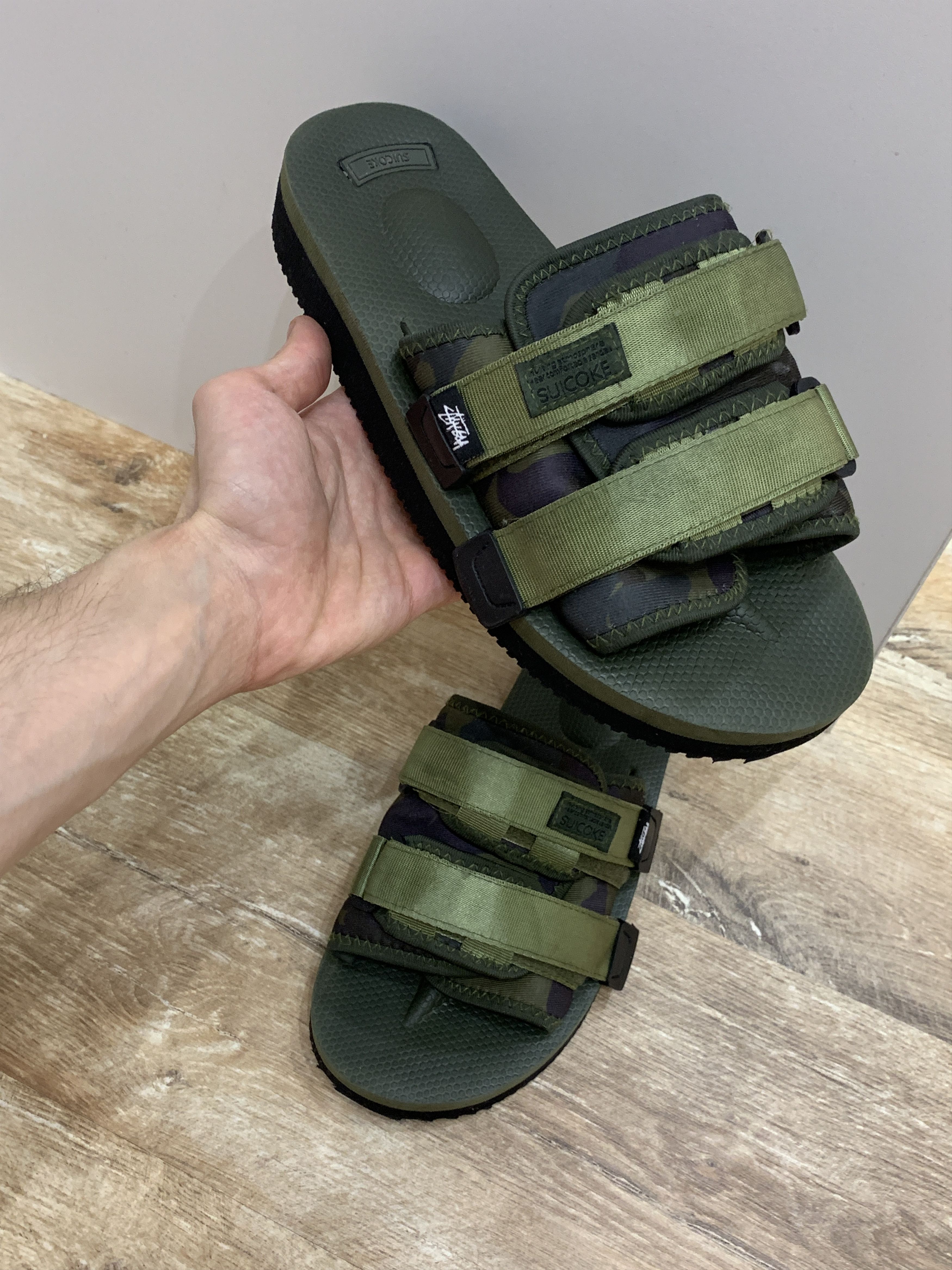 Stussy STUSSY x SUICOKE Moto Camo Sandals Size US 7.5 / EU 40-41 - 5 Thumbnail