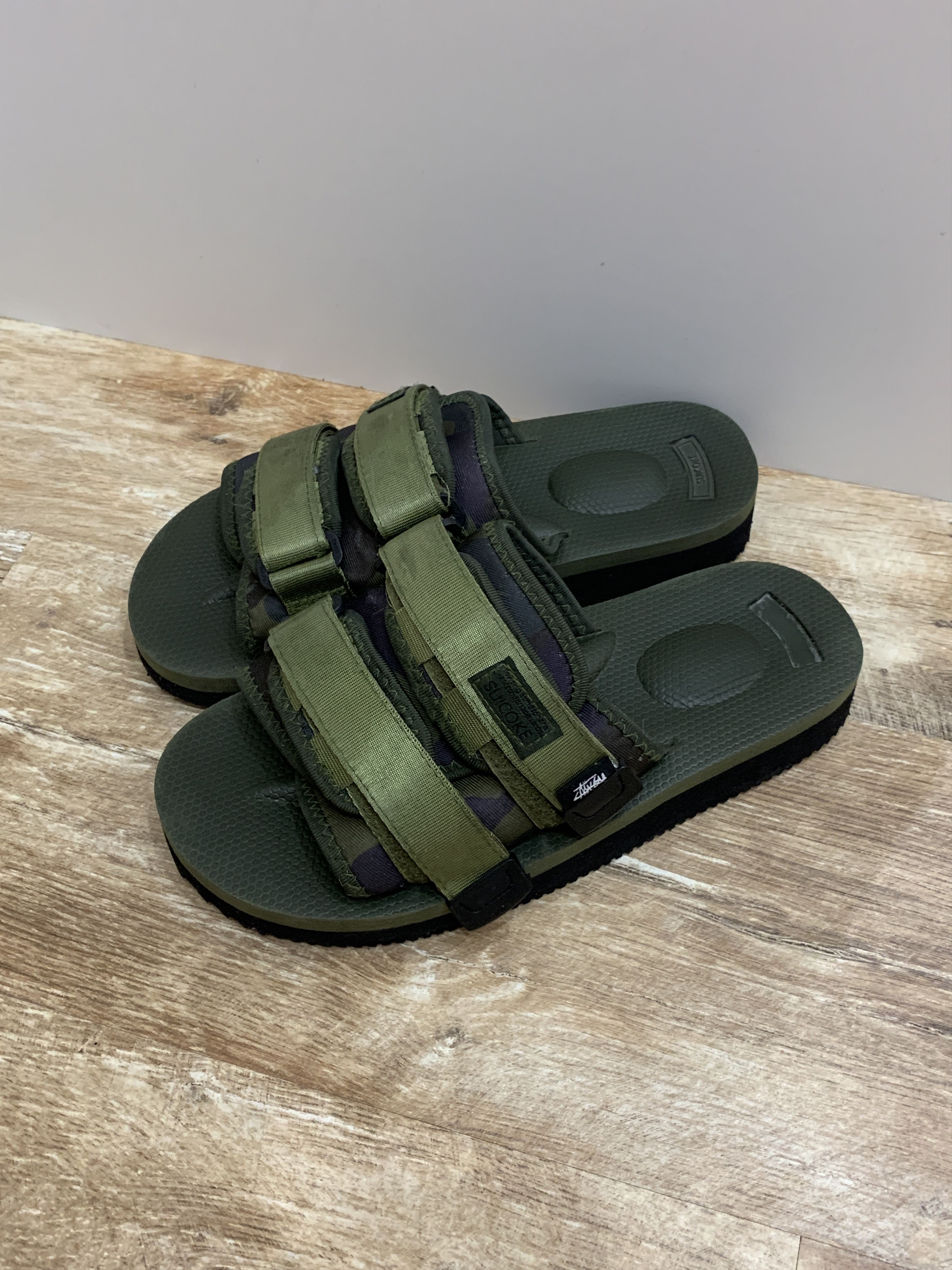 Stussy STUSSY x SUICOKE Moto Camo Sandals Size US 7.5 / EU 40-41 - 4 Thumbnail