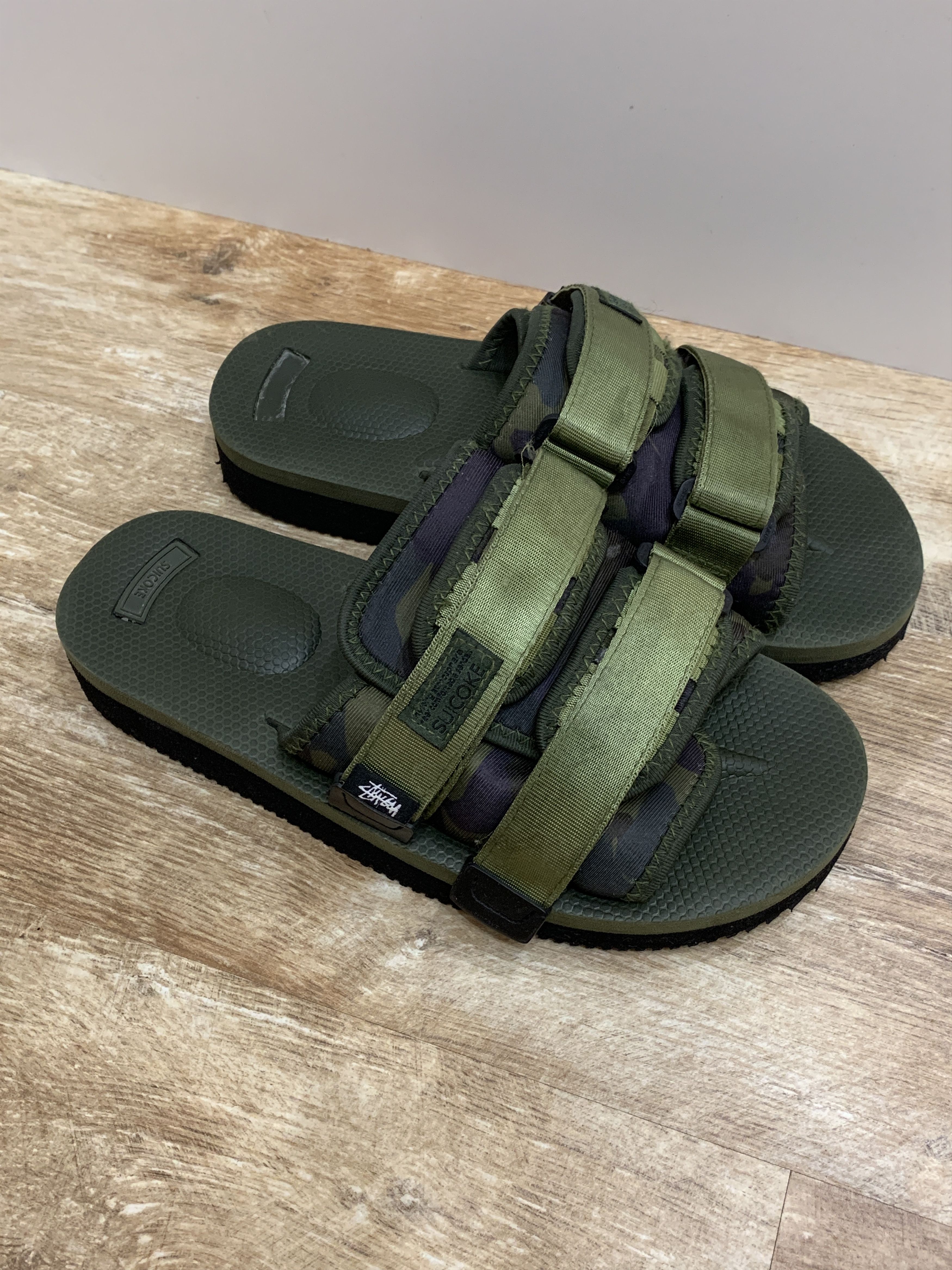 Stussy STUSSY x SUICOKE Moto Camo Sandals Size US 7.5 / EU 40-41 - 3 Thumbnail