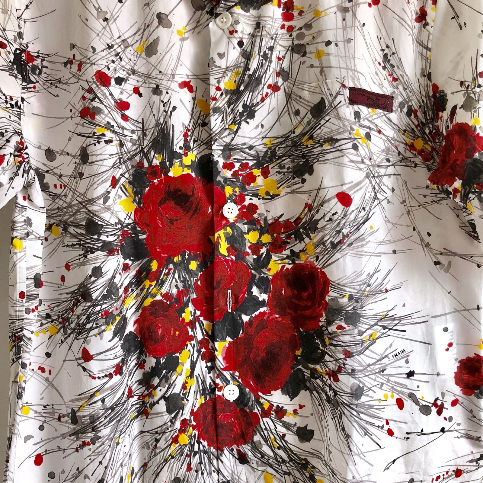 Prada Prada Bouquet Poplin Shirt Size US S / EU 44-46 / 1 - 2 Thumbnail