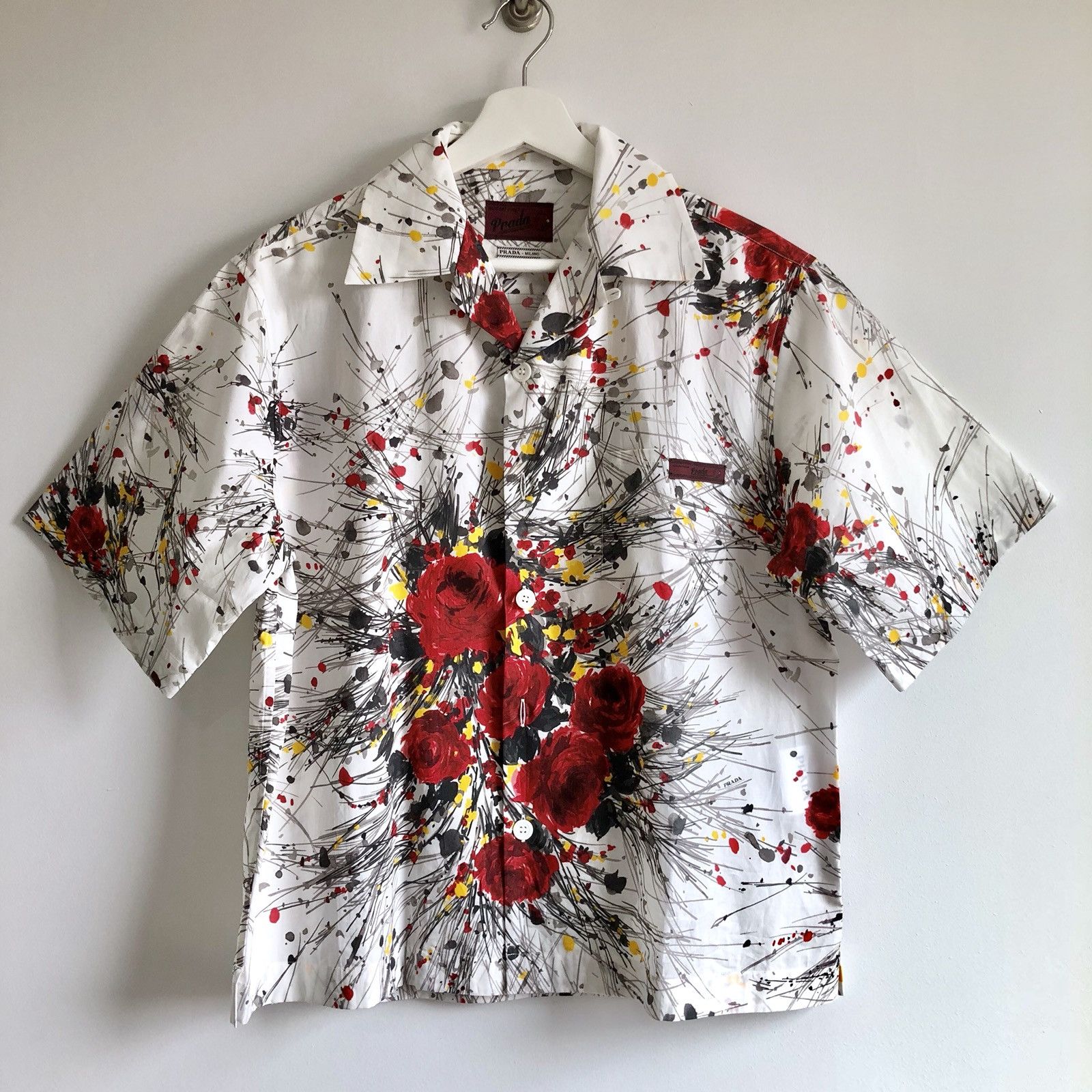 Prada Bouquet Poplin Shirt