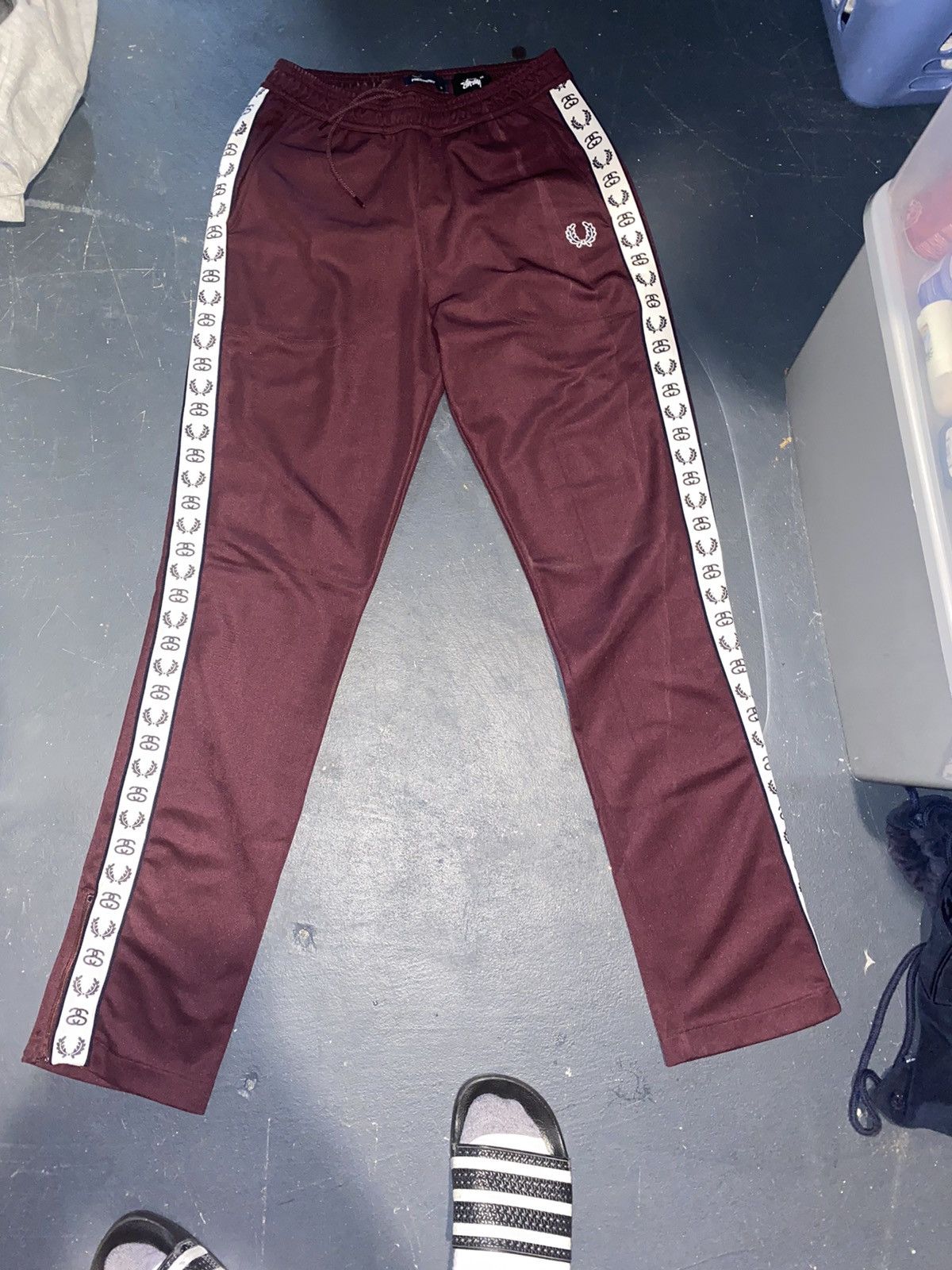 ヴ*ル様 FRED PERRY × STUSSY コラボ トラックパンツ M ヴ*ル様 FRED PERRY × STUSSY コラボ トラックパンツ M - メルカリ
