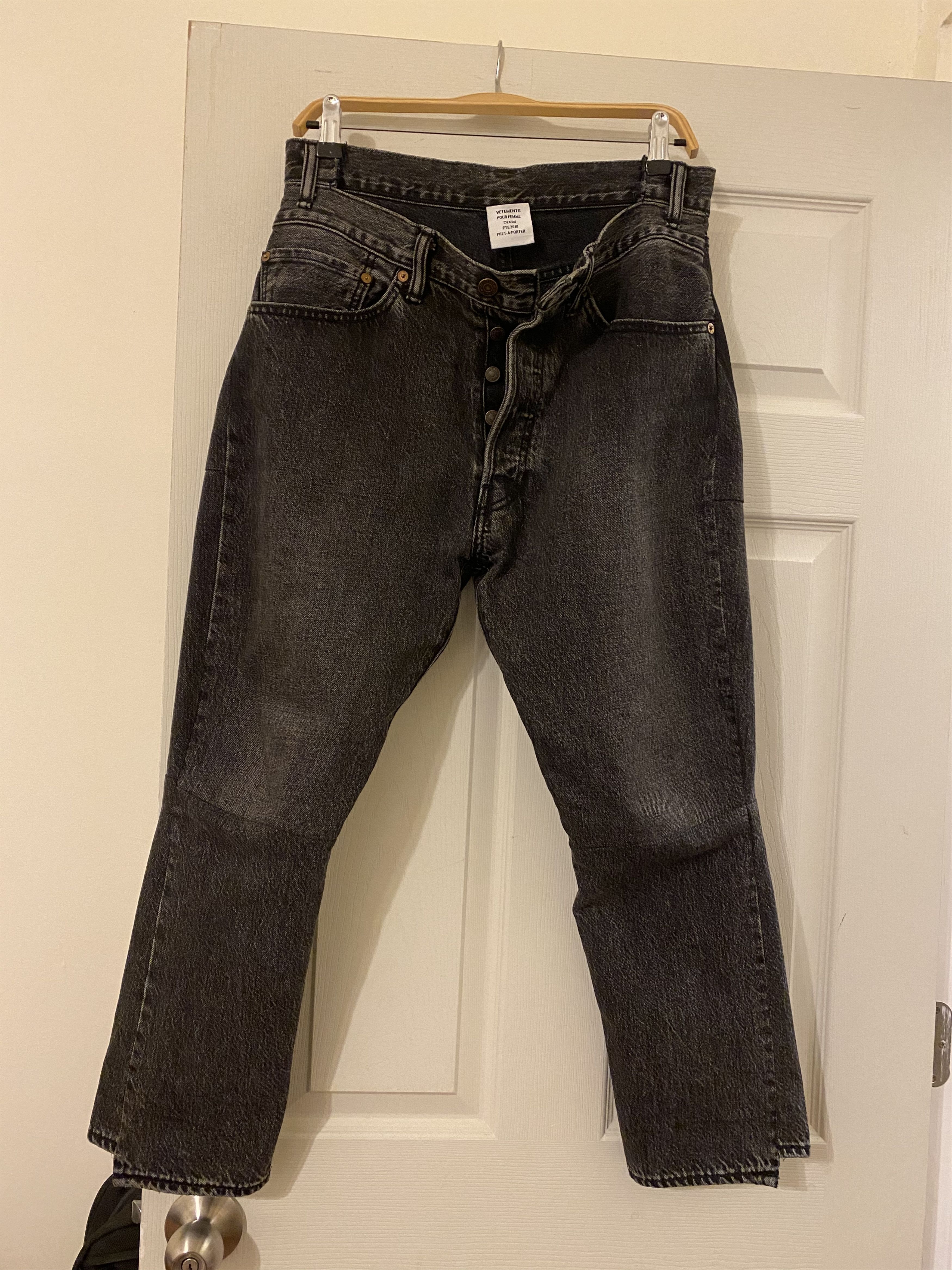 Levi's Vetements High Waisted Reworked Levis | Grailed