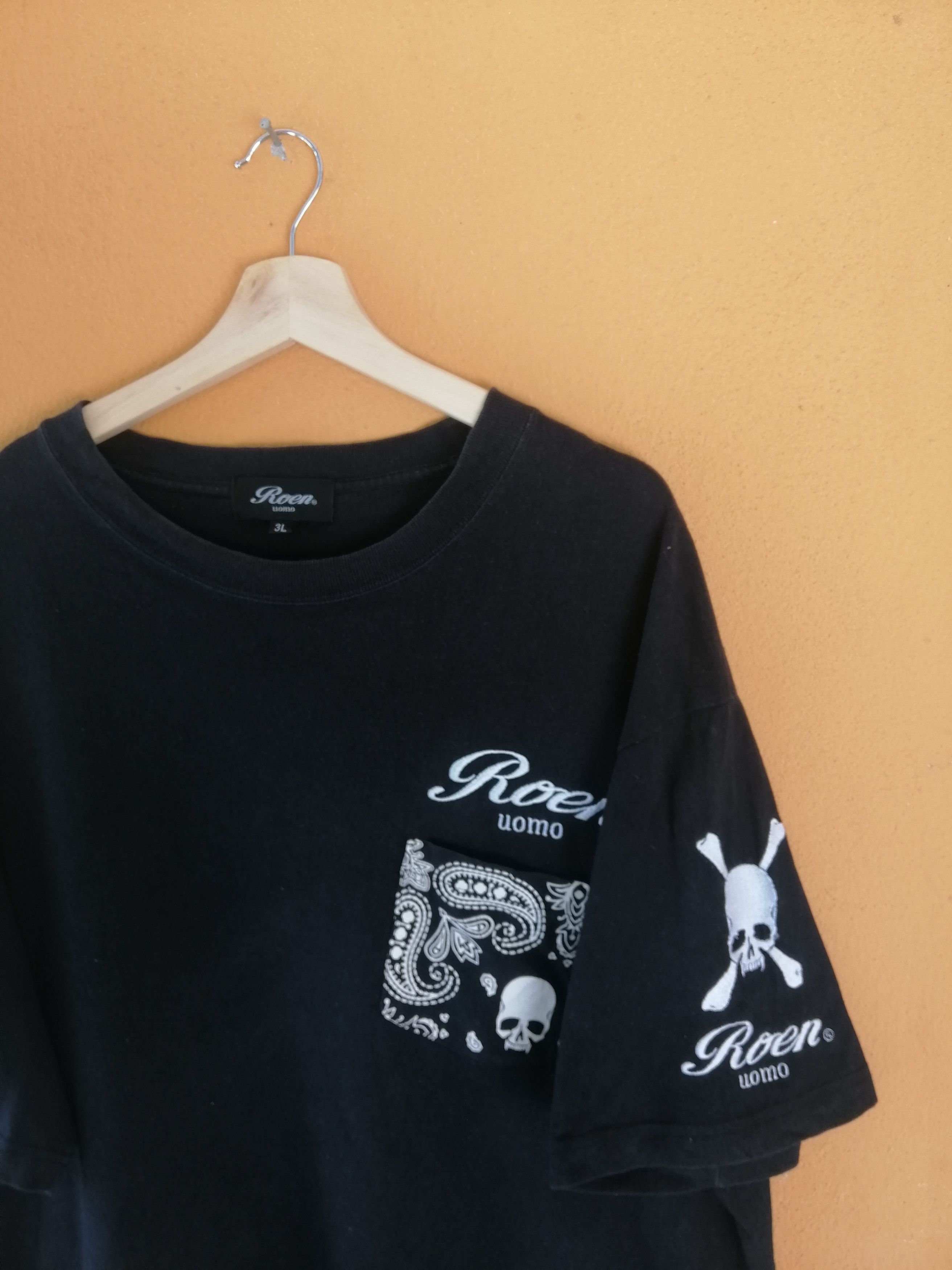 Japanese Brand Vintage Roen Uomo Tshirt Punk Shirt Size US XL / EU 56 / 4 - 3 Thumbnail