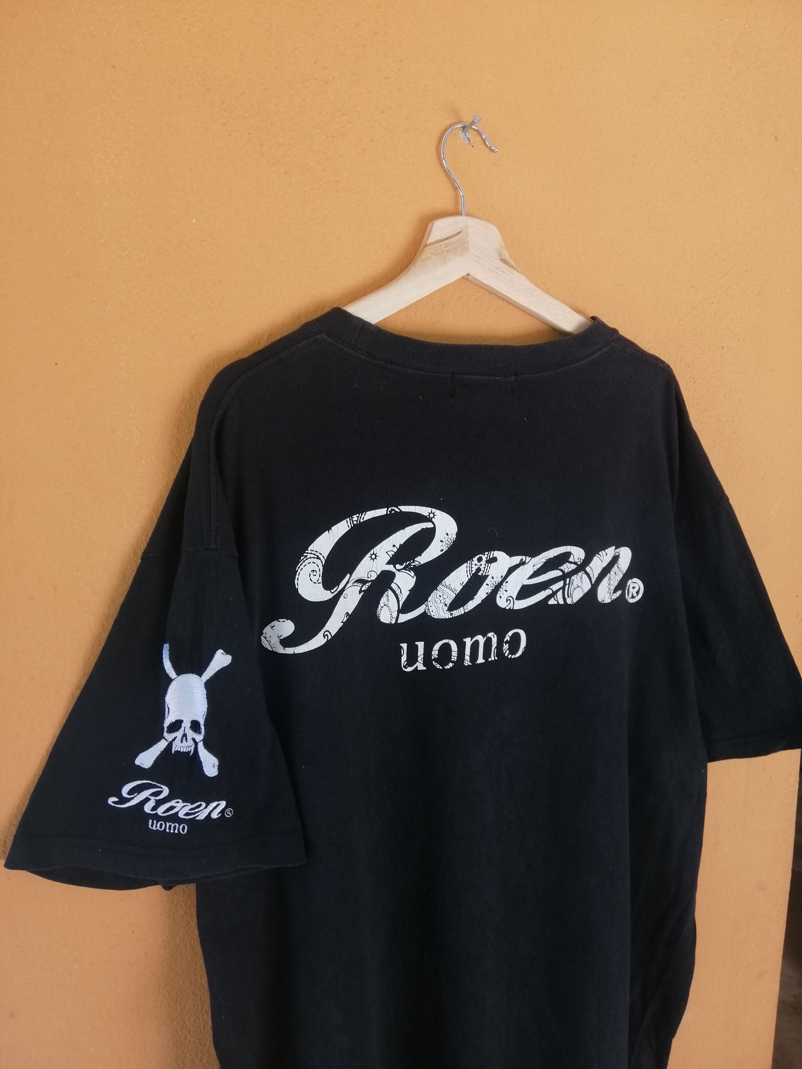 Japanese Brand Vintage Roen Uomo Tshirt Punk Shirt Size US XL / EU 56 / 4 - 6 Thumbnail