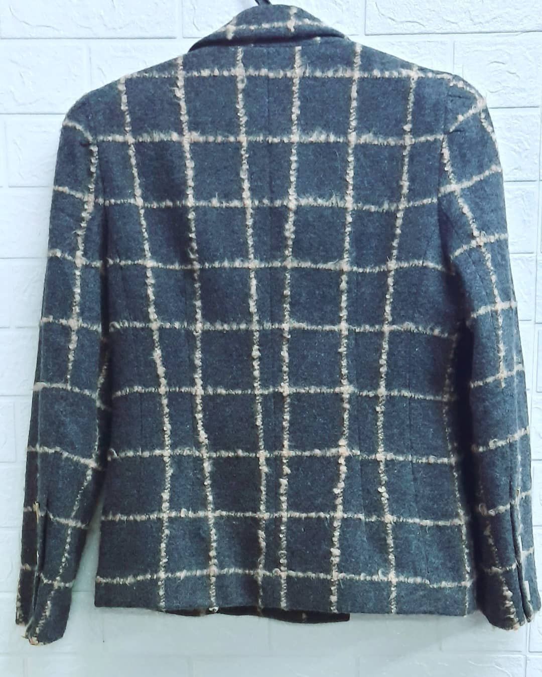 Pierre Balmain Paris Grey Wool Coat