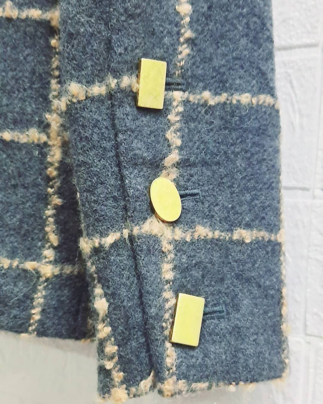 Pierre Balmain Paris Grey Wool Coat