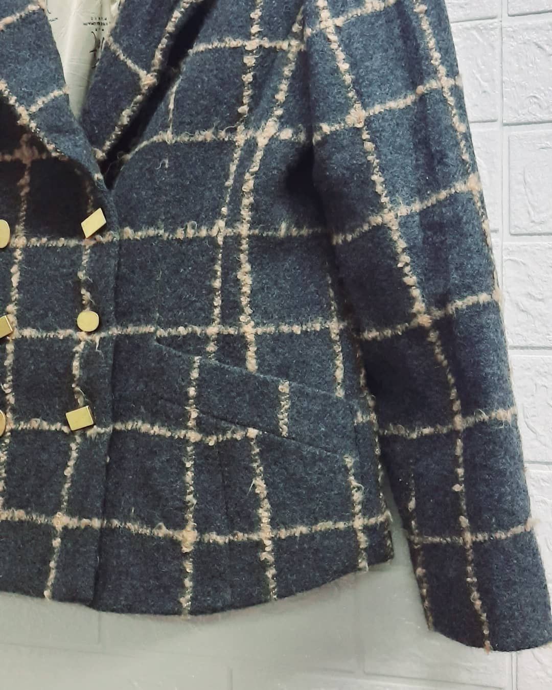 Pierre Balmain Paris Grey Wool Coat