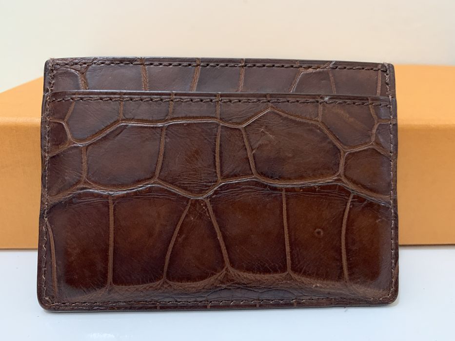 Louis Vuitton LOUIS VUITTON ALLIGATOR CARD HOLDER ~ FREE SHIPPING | Grailed