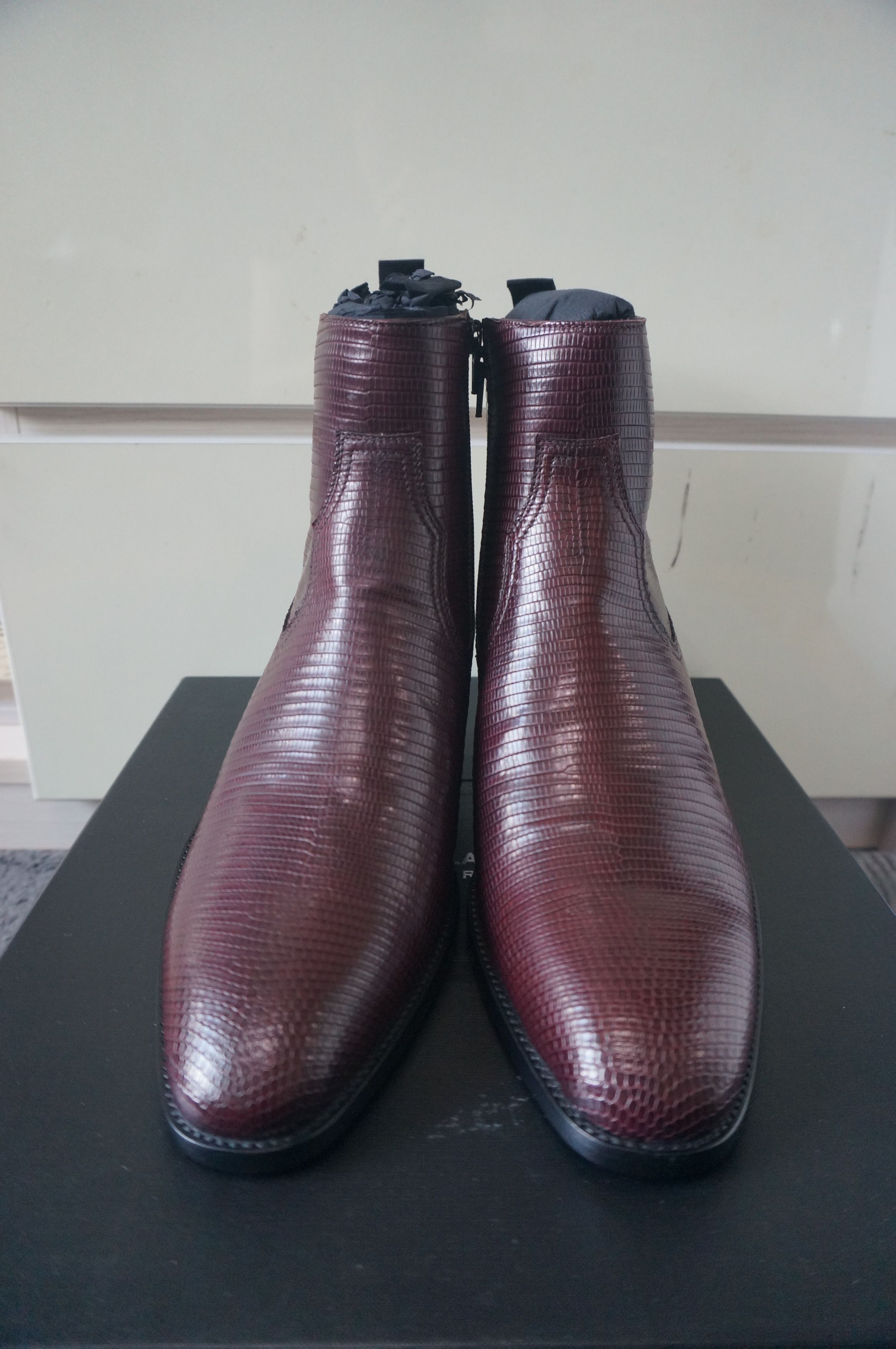 Saint Laurent Paris Saint Laurent Paris AW16 40mm Genuine Lizard Wyatt Boots Size US 8 / EU 41 - 3 Thumbnail