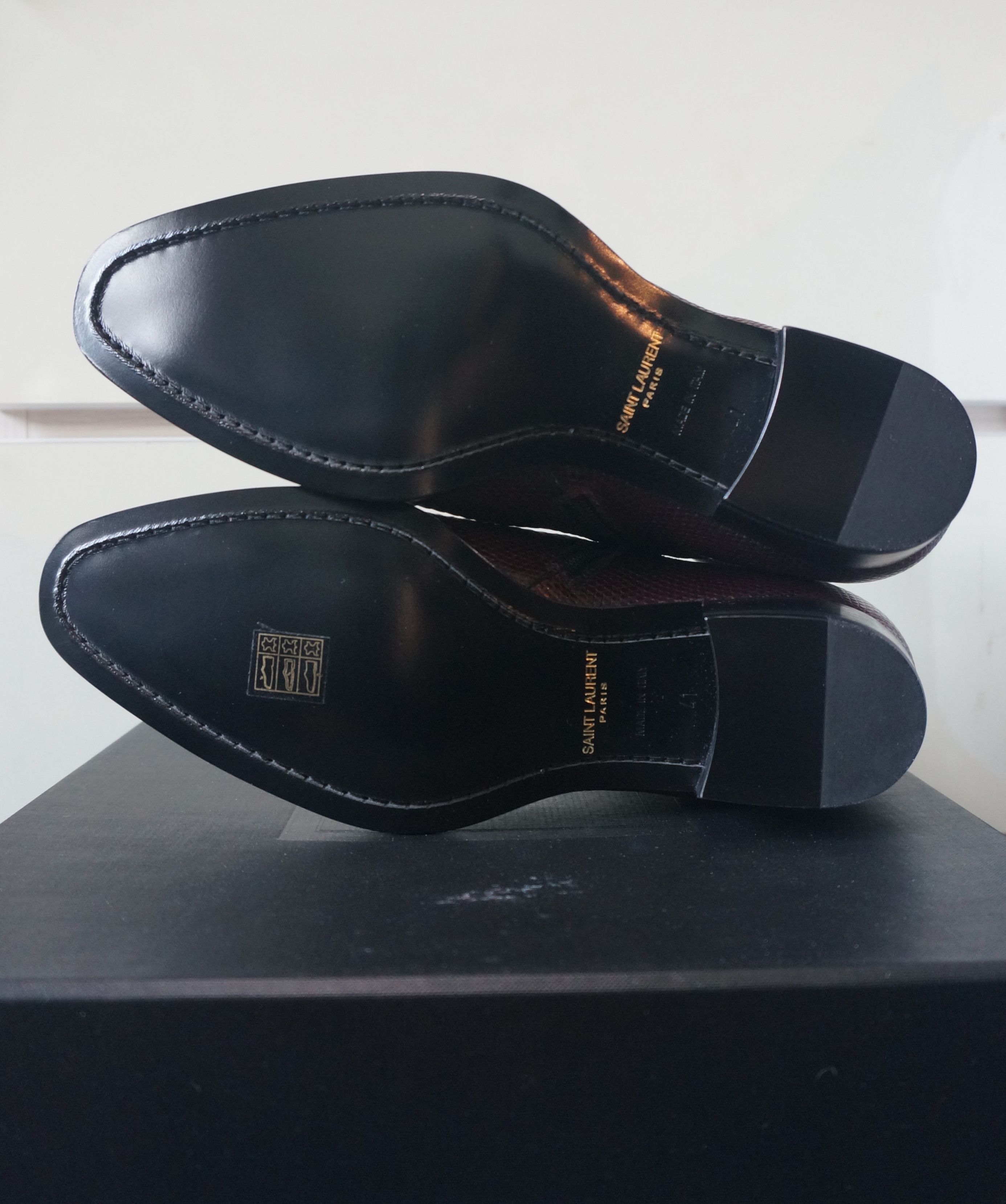 Saint Laurent Paris Saint Laurent Paris AW16 40mm Genuine Lizard Wyatt Boots Size US 8 / EU 41 - 7 Thumbnail
