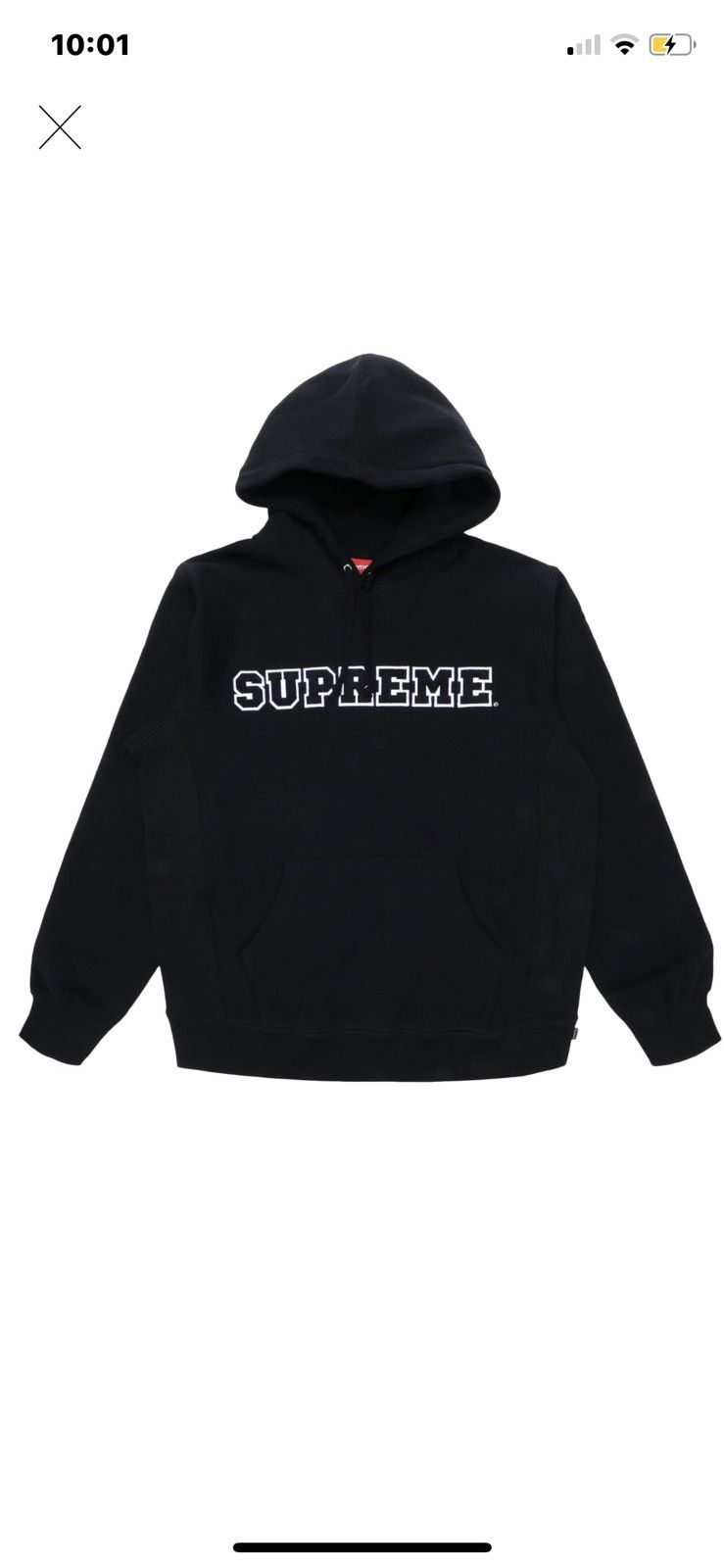 Supreme Cord Collegiate Logo Hoodie | Grailed