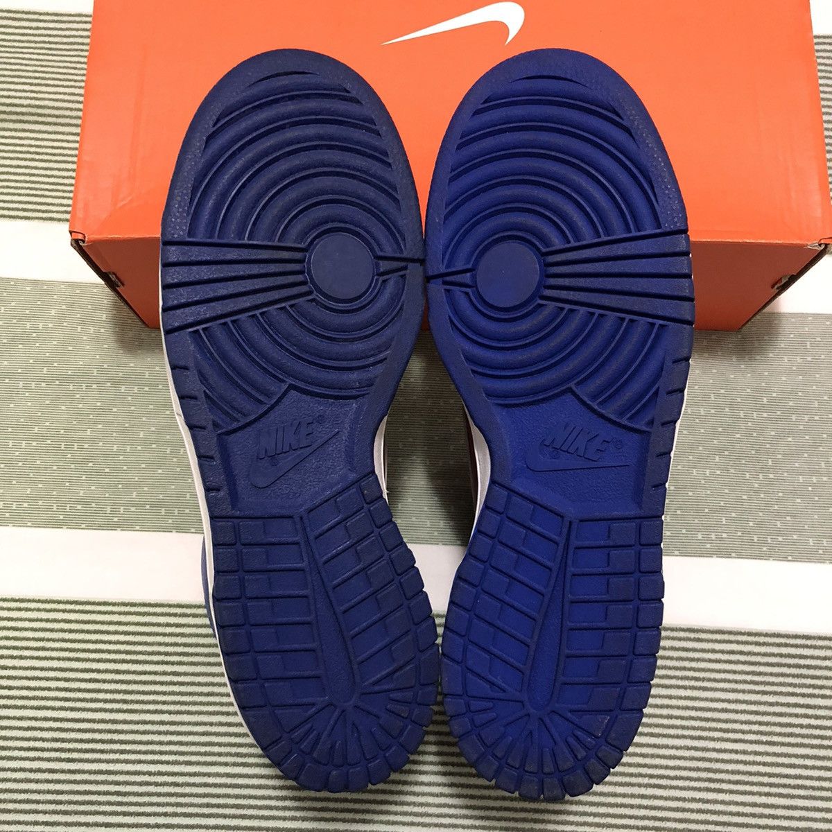 Nike NIKE Dunk High LE Blue/Red Size US 9 / EU 42 - 6 Thumbnail