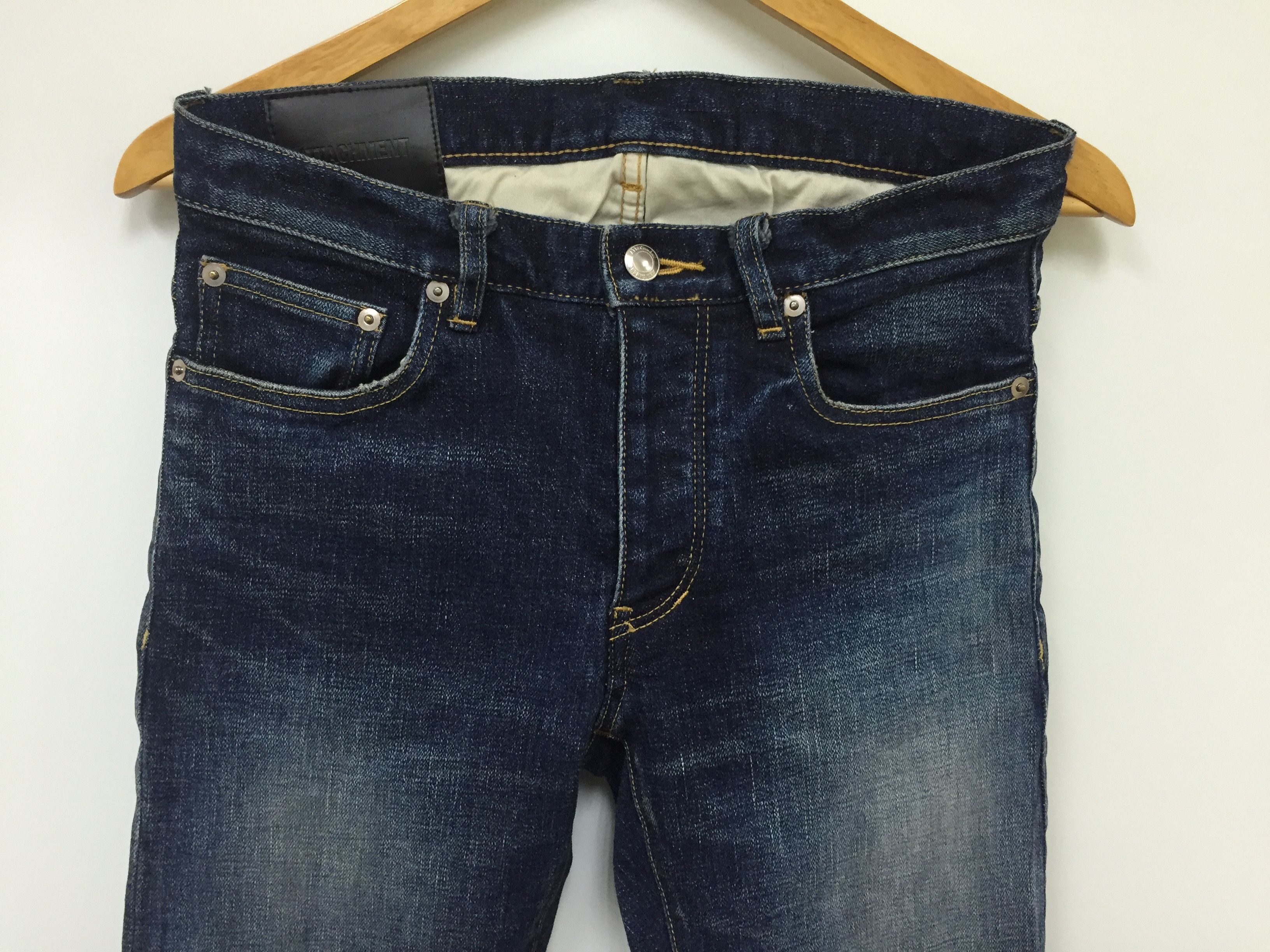 Kazuyuki Kumagai Attachment Faded Red line selvedge denim Size US 29 - 3 Thumbnail