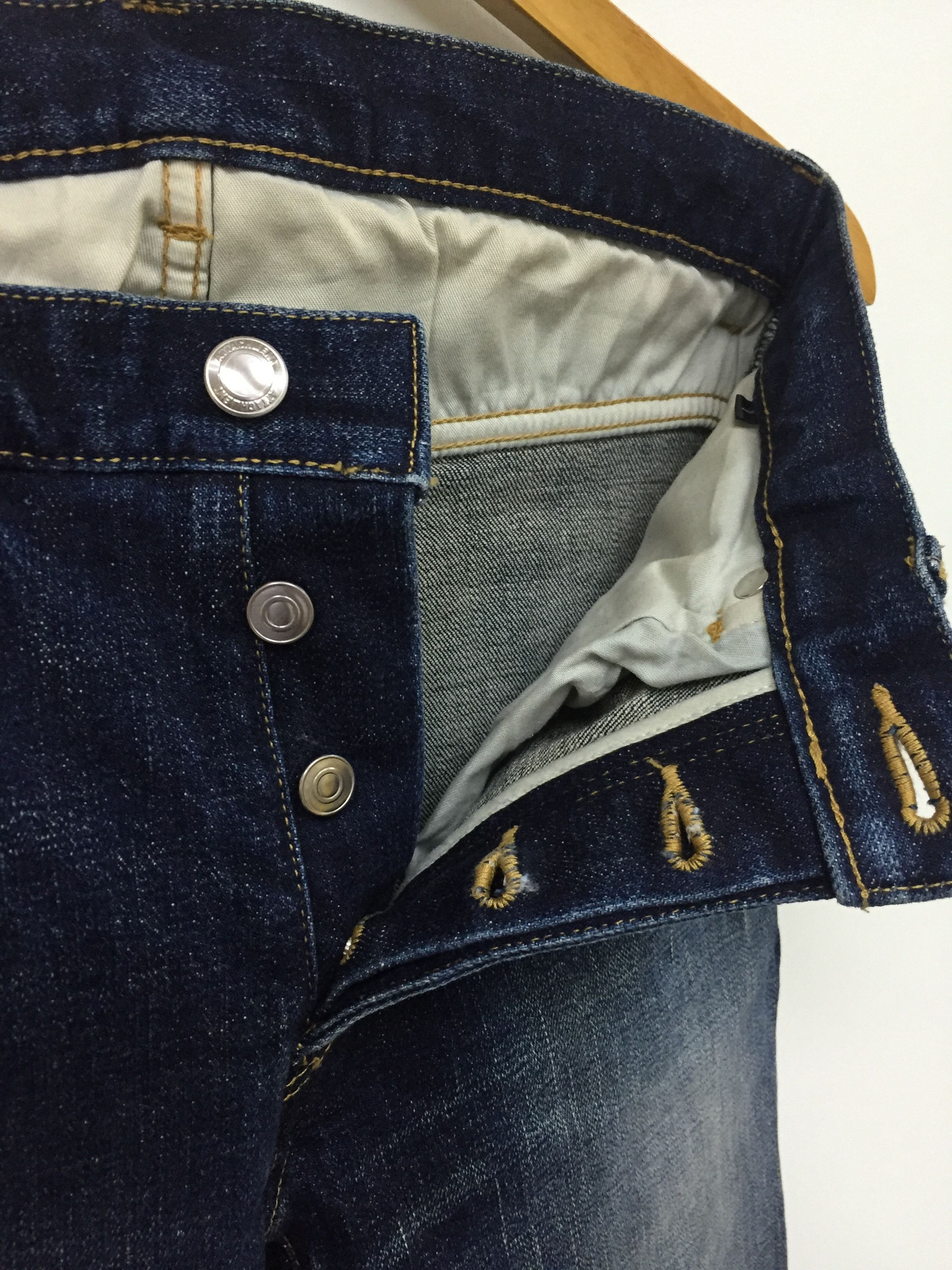 Kazuyuki Kumagai Attachment Faded Red line selvedge denim Size US 29 - 7 Thumbnail