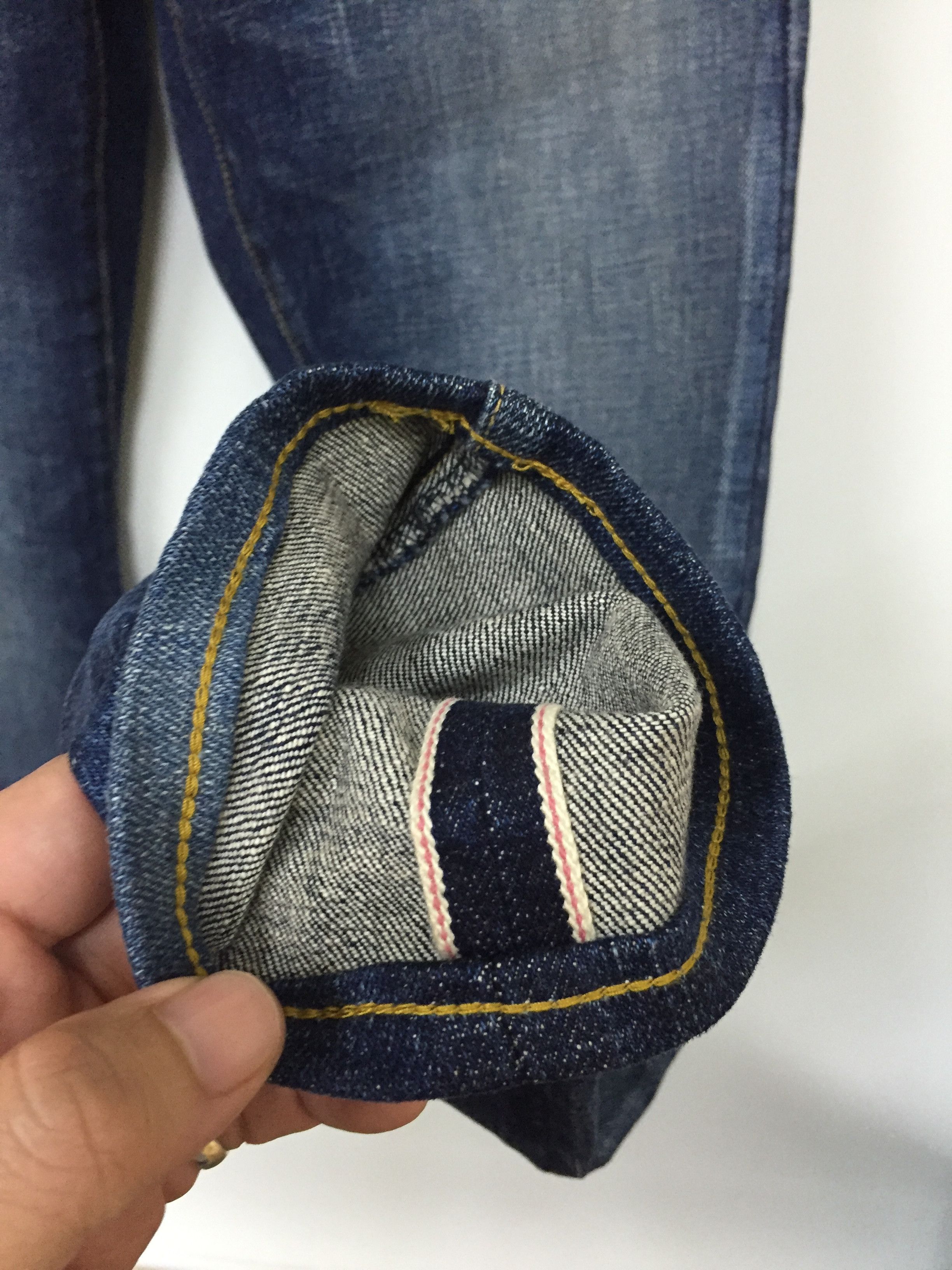 Kazuyuki Kumagai Attachment Faded Red line selvedge denim Size US 29 - 5 Thumbnail
