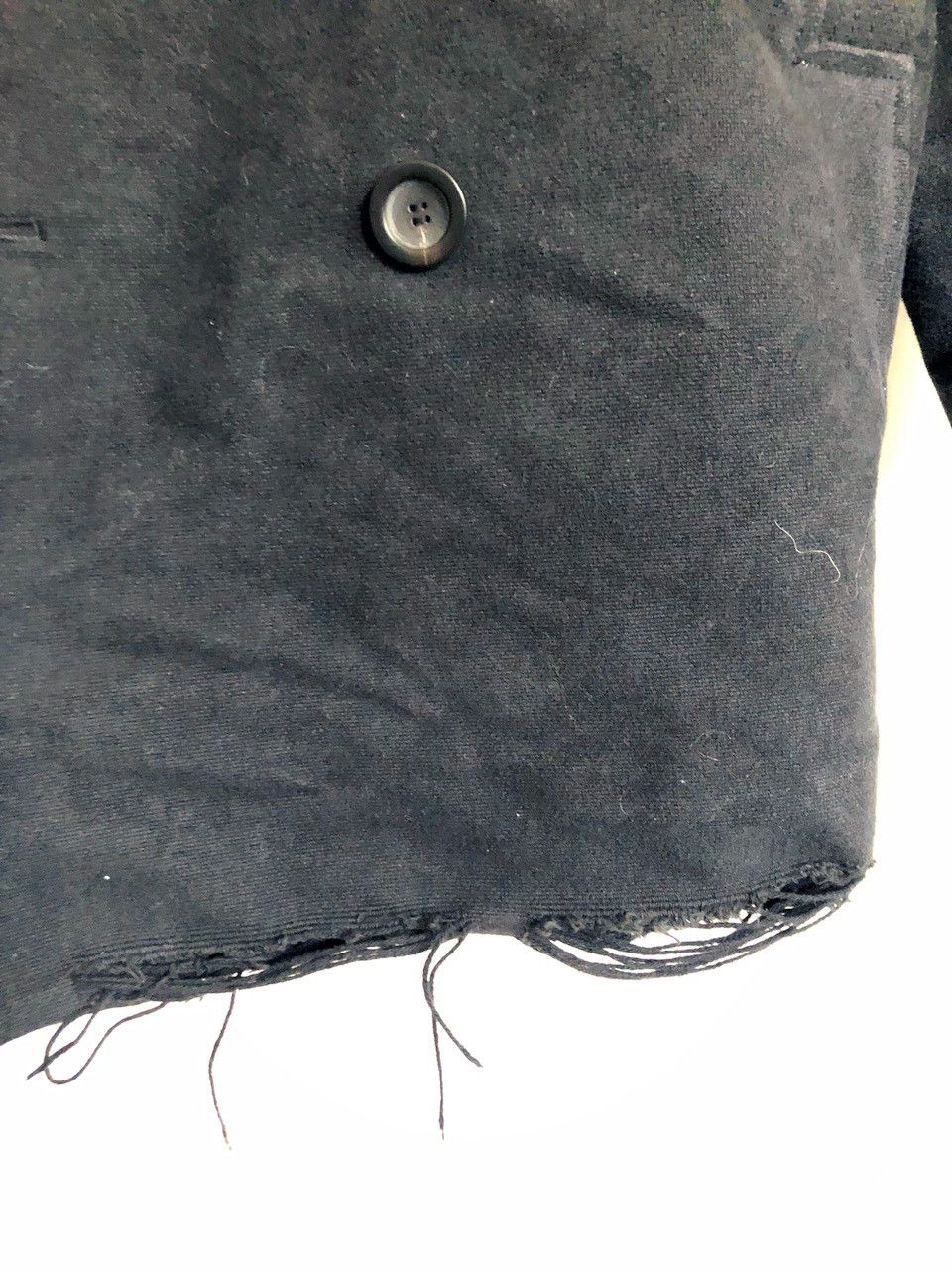 Helmut Lang A/W Helmut Lang Distressed Biker 6 Pockets Pea Coat Size US L / EU 52-54 / 3 - 15 Thumbnail