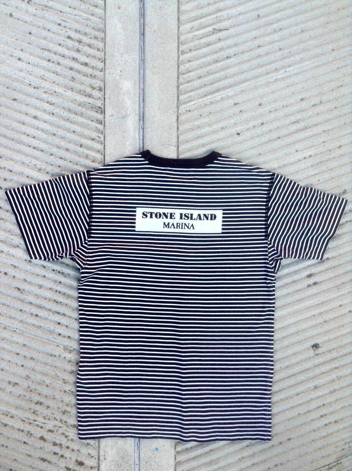 Stone Island STONE ISLAND MARINA SS19 STRIPED T SHIRT Grailed