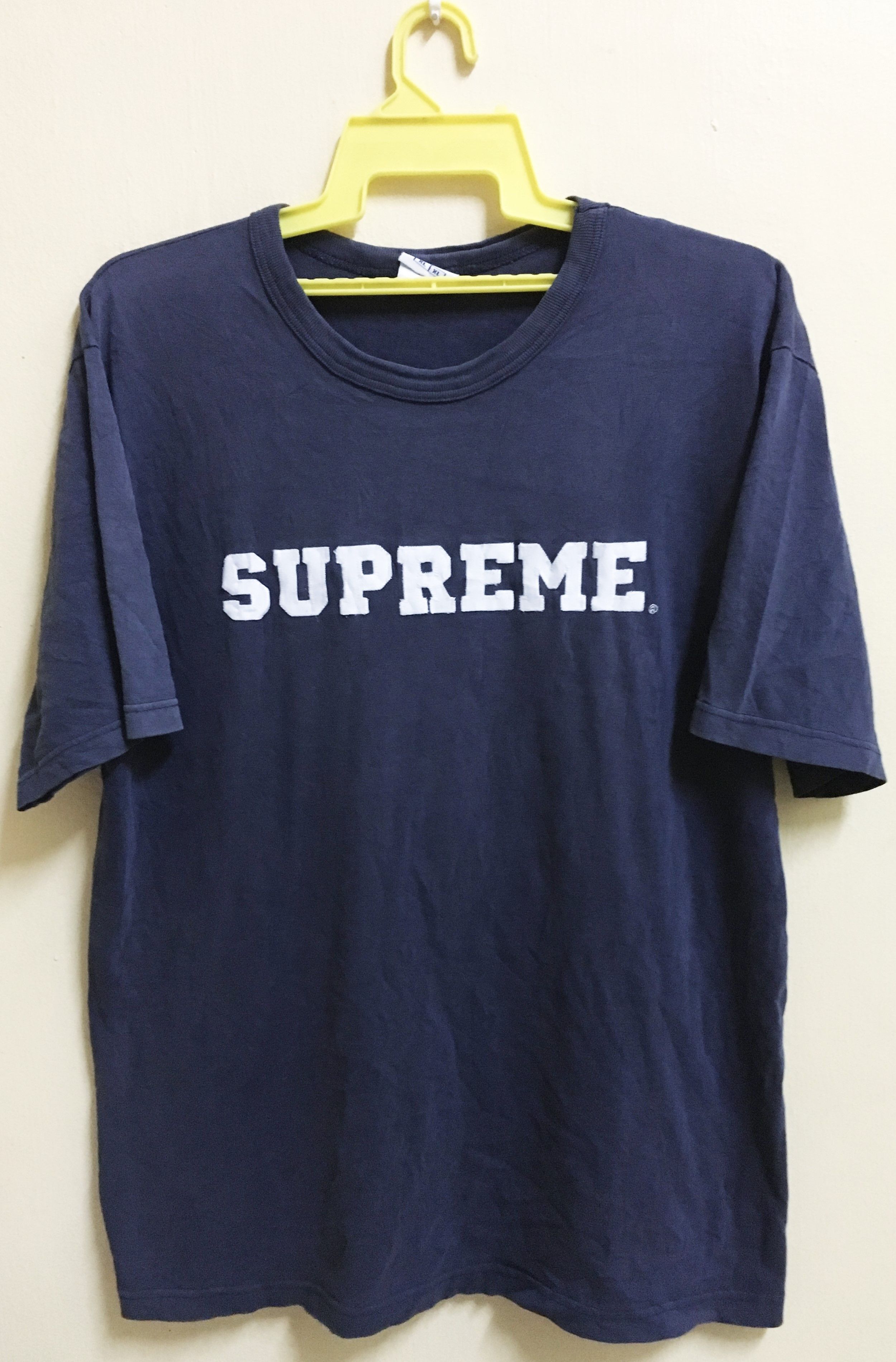 Champion Supreme OG SUPREME X CHAMPION T SHIRT box logo Grailed