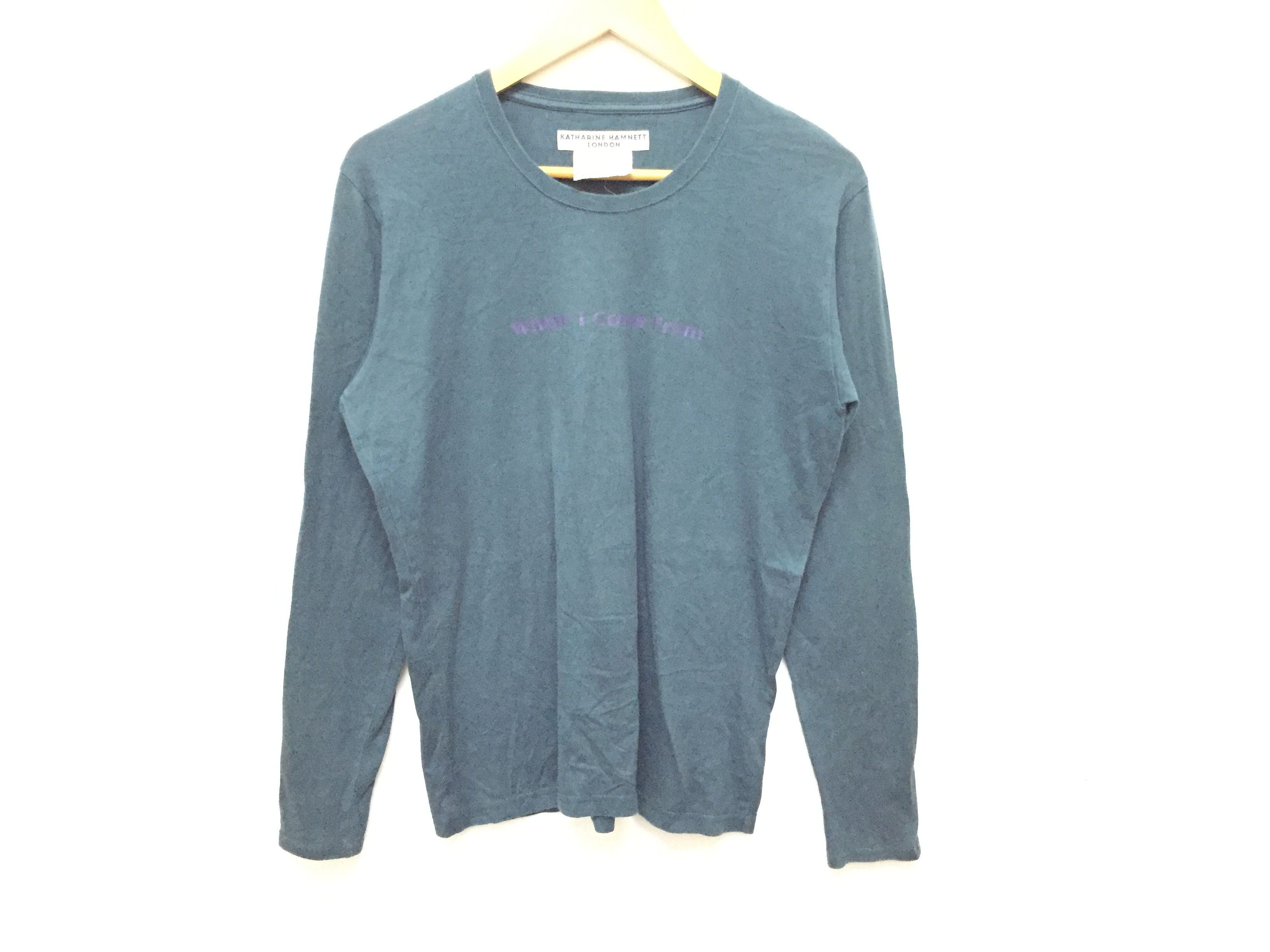 Katharine Hamnett London Where i come from ?poem tee Size US M / EU 48-50 / 2 - 2 Thumbnail