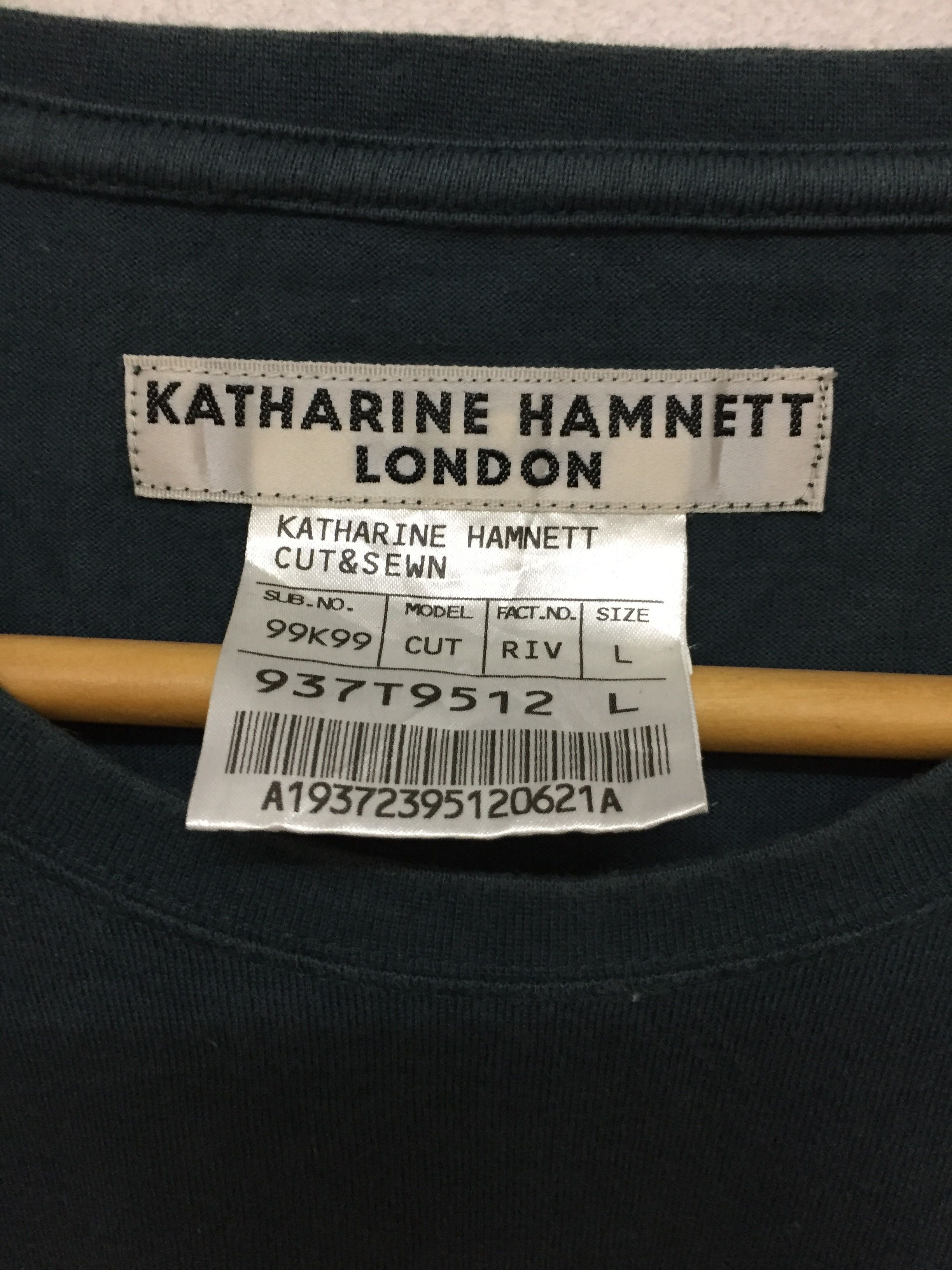Katharine Hamnett London Where i come from ?poem tee Size US M / EU 48-50 / 2 - 7 Thumbnail