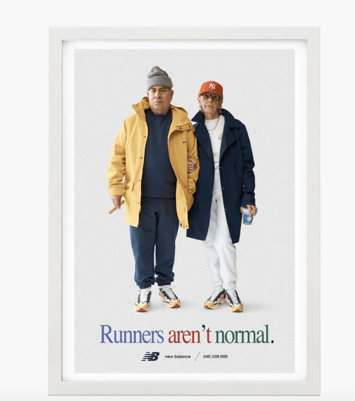 New Balance aime leon dore runners aren't normal 827 poster Grailed