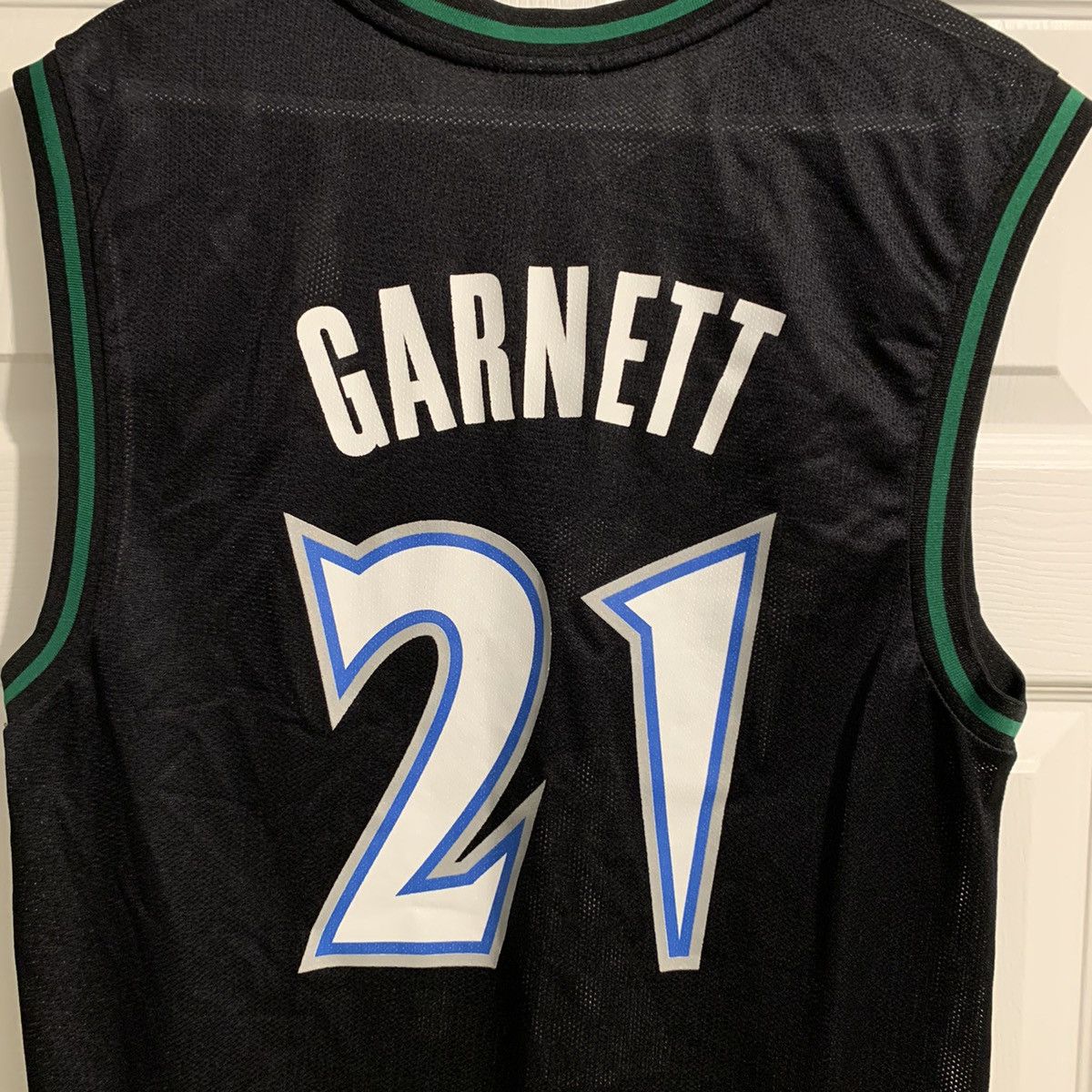 NBA Vintage Reebok Timberwolves NBA Kevin Garnett Jersey Size US M / EU 48-50 / 2 - 2 Thumbnail