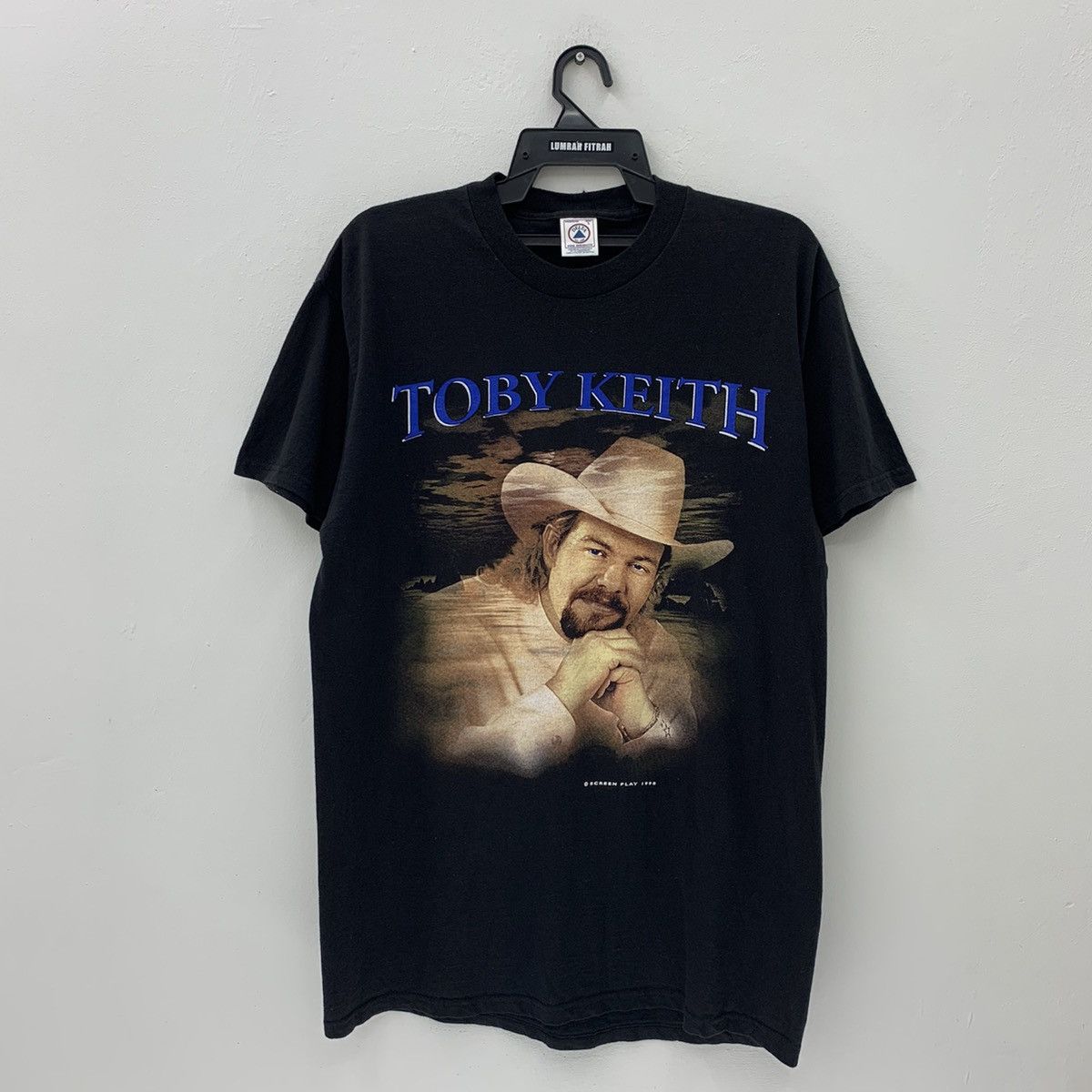 Vintage Toby Keith T-shirt Vintage 90s Dream Walkin Black Tees 