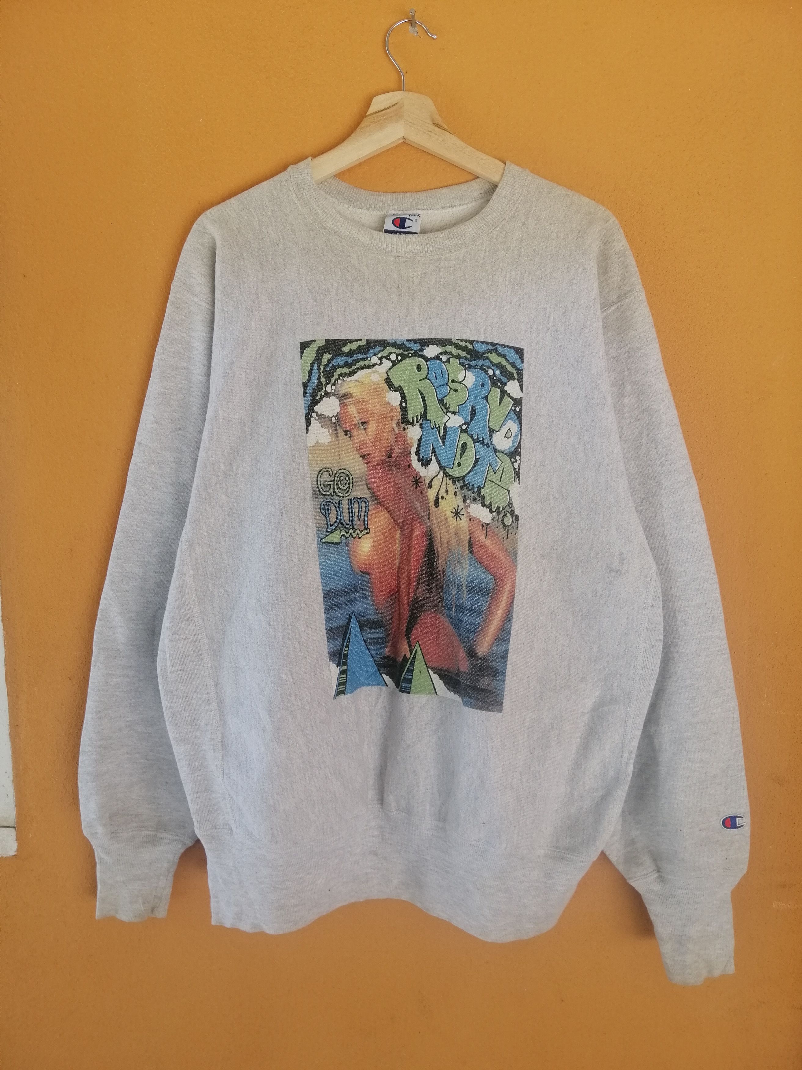 Vintage 90s Champion Sexy Girls Sweatshirt