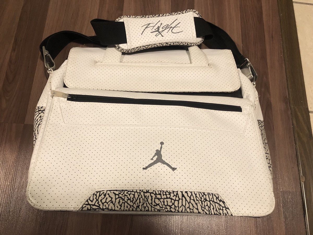 Jordan Brand Air Jordan White Computer Bag/ Tote Bag / Brief Case | Grailed