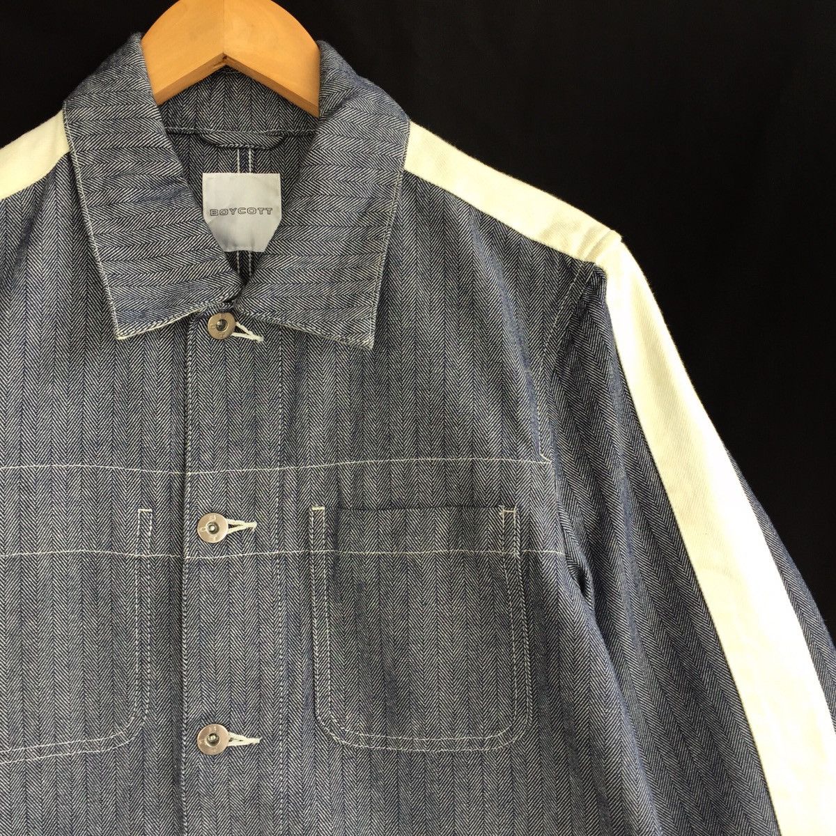 Boycott × Japanese Brand Japanese Brand Boycott Chore Denim Jacket Size US M / EU 48-50 / 2 - 7 Thumbnail
