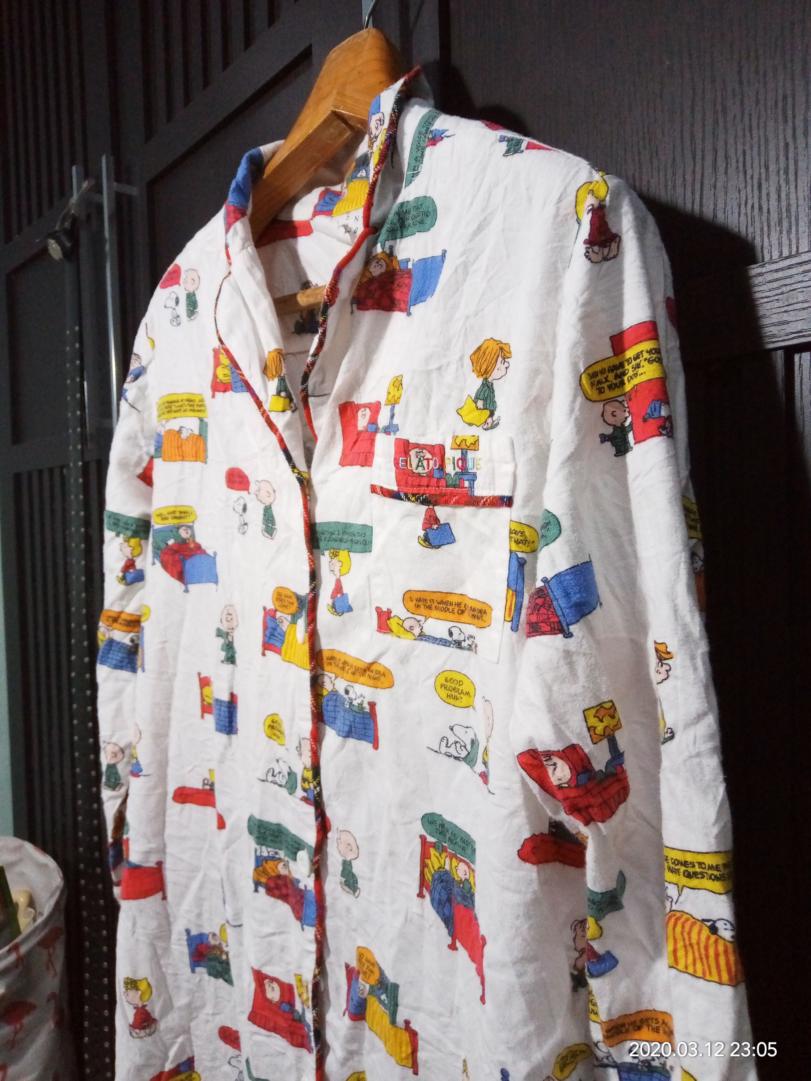 Anime 90s Snoopy Gelato Pique Sleepwear fashion pajamas dress Size S / US 4 / IT 40 - 7 Thumbnail