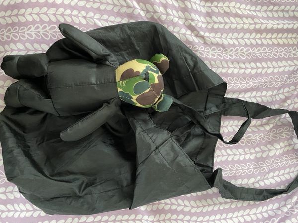 Bape lucky bag teddy best sale tote black