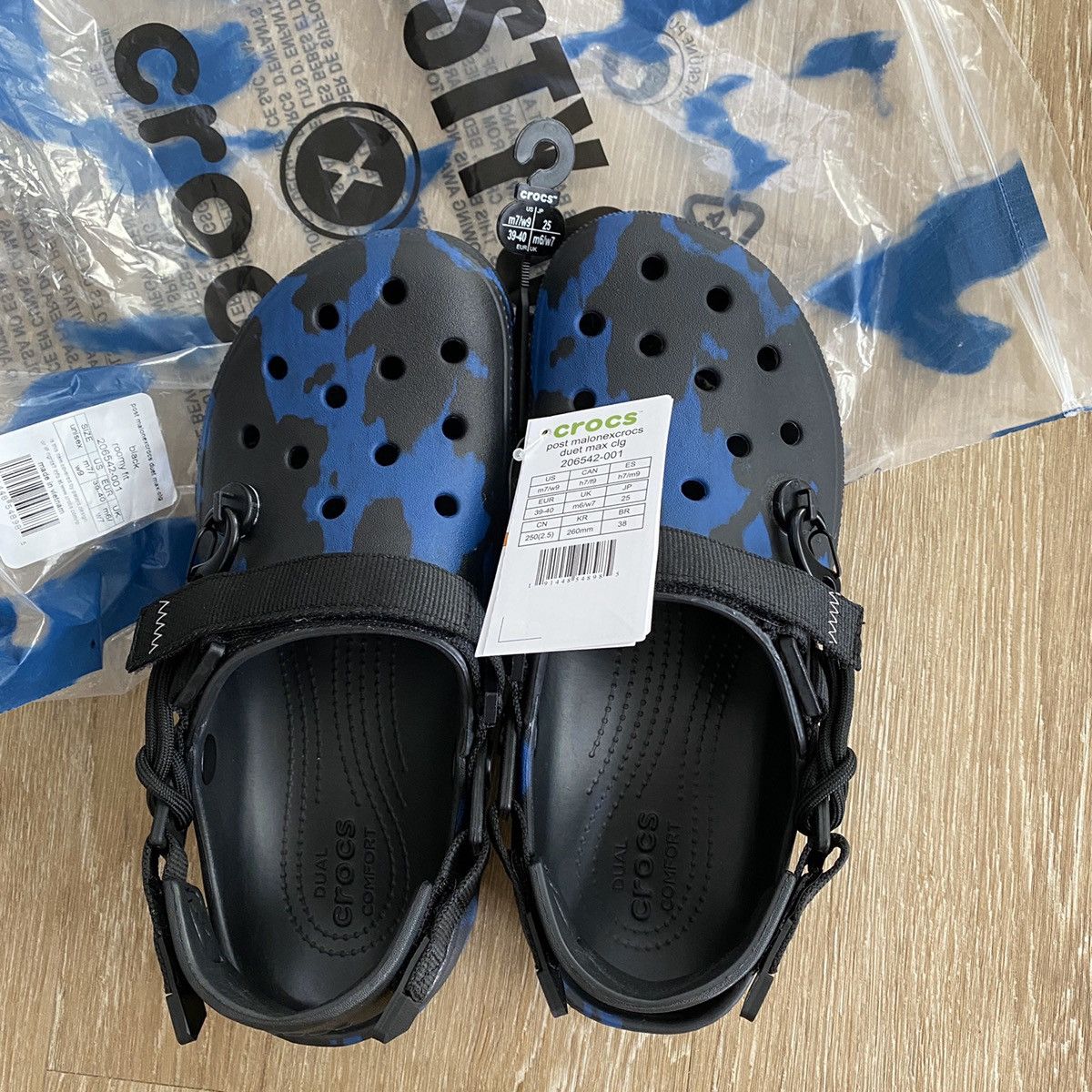 Fashion post malone crocs womens size 7