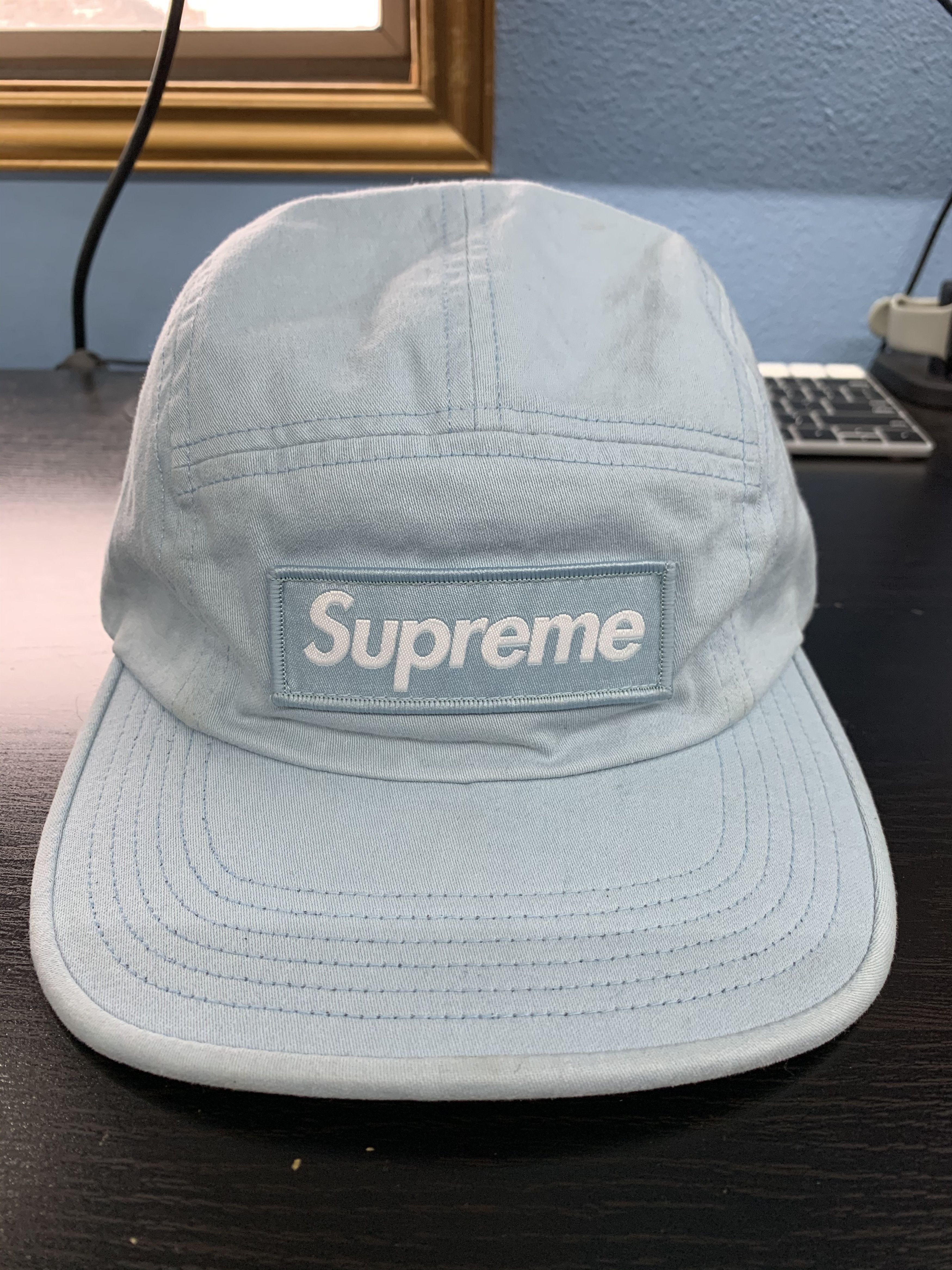 Supreme Supreme Military Camp Cap - Light Blue | Grailed