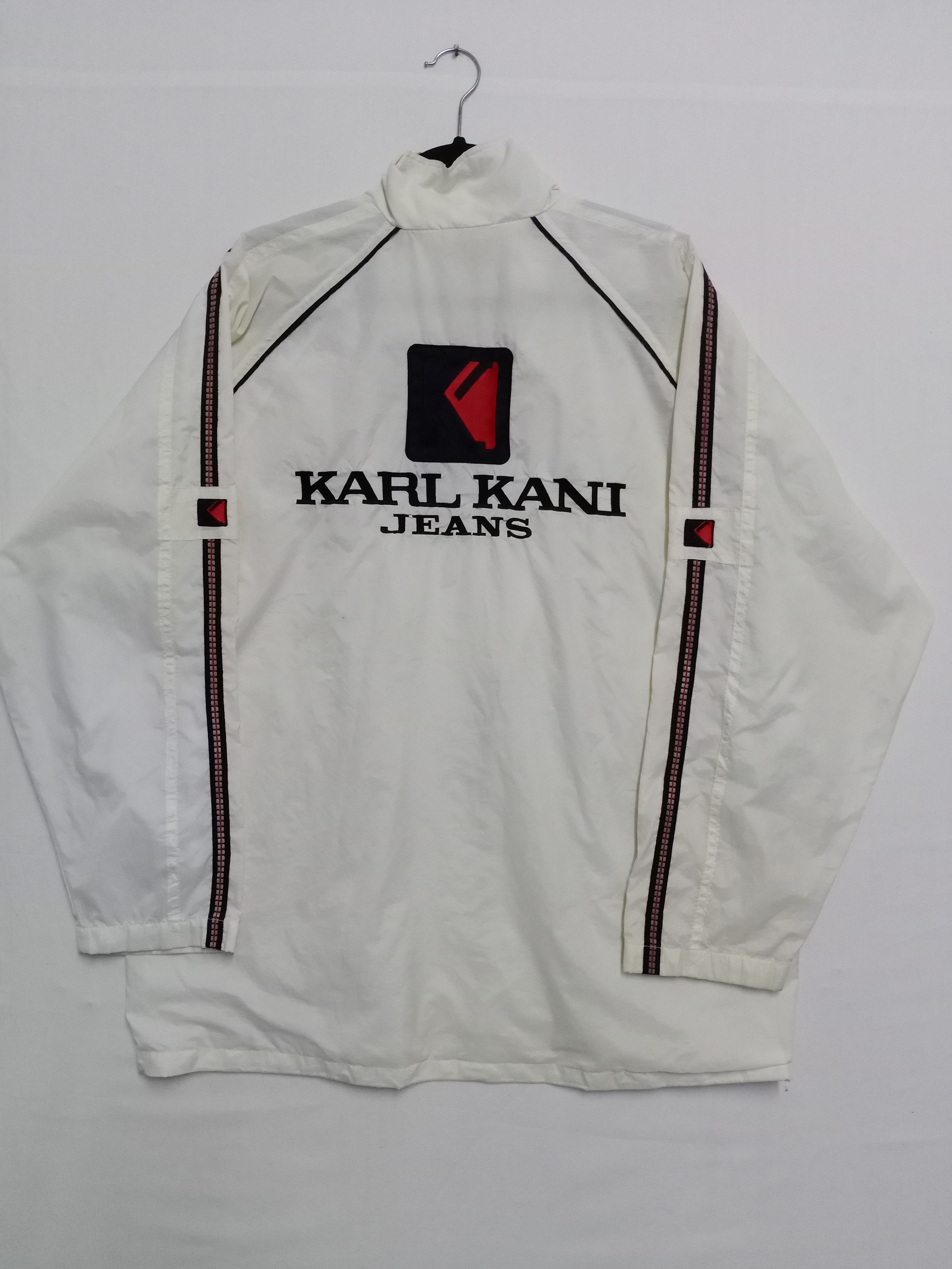 Karl Kani × Rap Tees × Vintage Vintage Karl Kani Big Logo Embroidered Light Jacket Size US XL / EU 56 / 4 - 1 Thumbnail