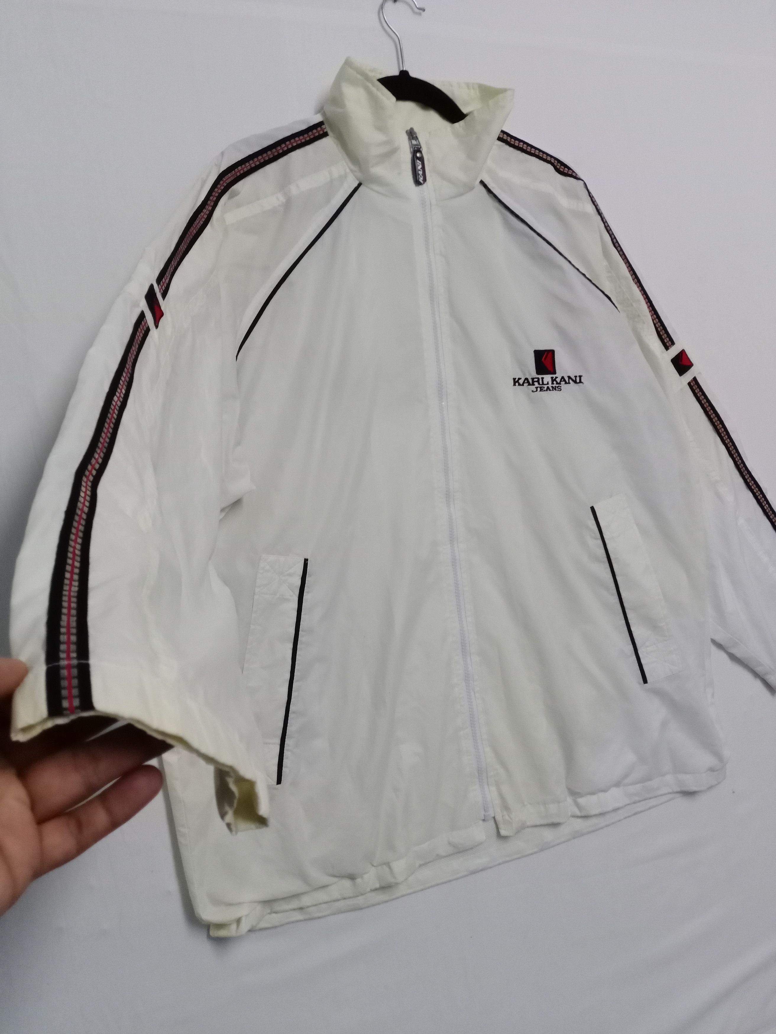 Karl Kani × Rap Tees × Vintage Vintage Karl Kani Big Logo Embroidered Light Jacket Size US XL / EU 56 / 4 - 9 Thumbnail