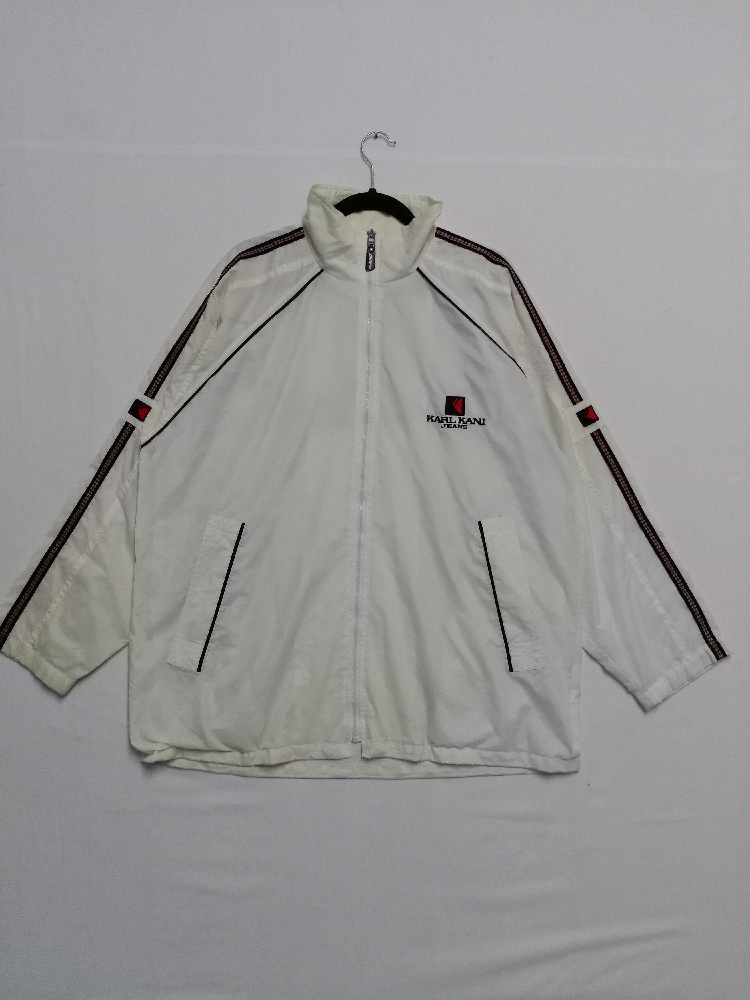 Karl Kani × Rap Tees × Vintage Vintage Karl Kani Big Logo Embroidered Light Jacket Size US XL / EU 56 / 4 - 2 Thumbnail