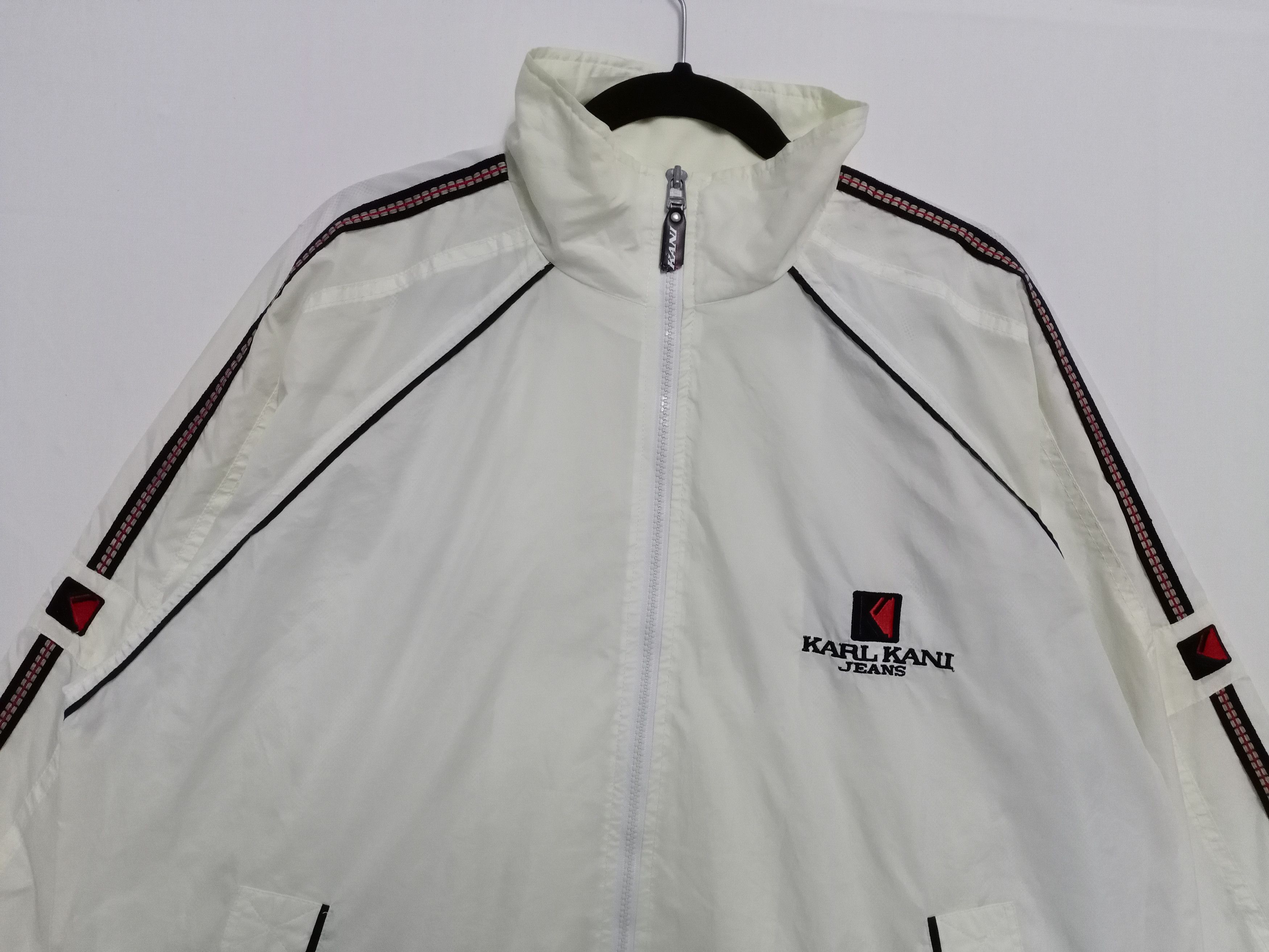 Karl Kani × Rap Tees × Vintage Vintage Karl Kani Big Logo Embroidered Light Jacket Size US XL / EU 56 / 4 - 11 Thumbnail