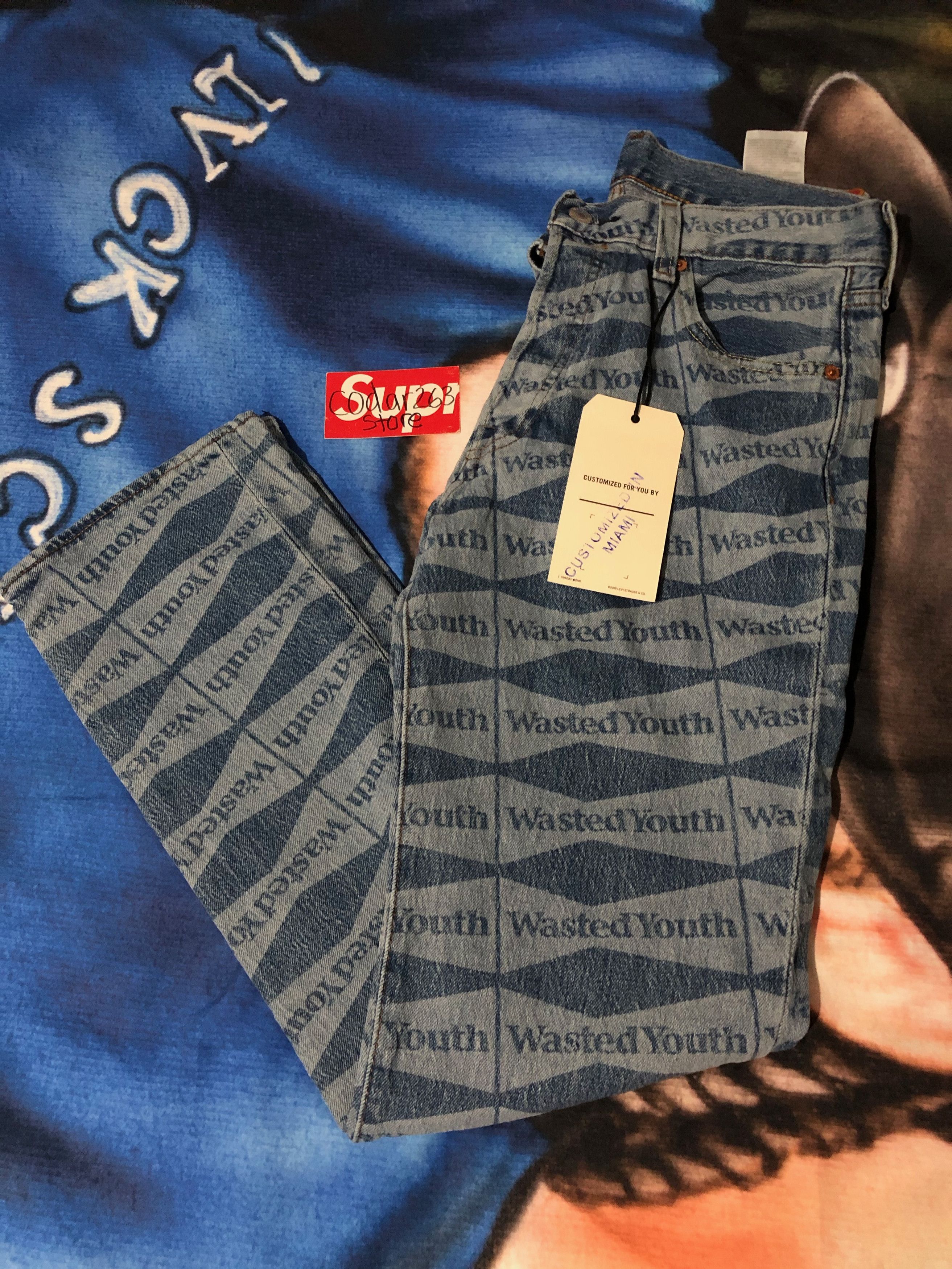 LEVIS WASTED YOUTH 501 DENIM（W33×L32 Levi