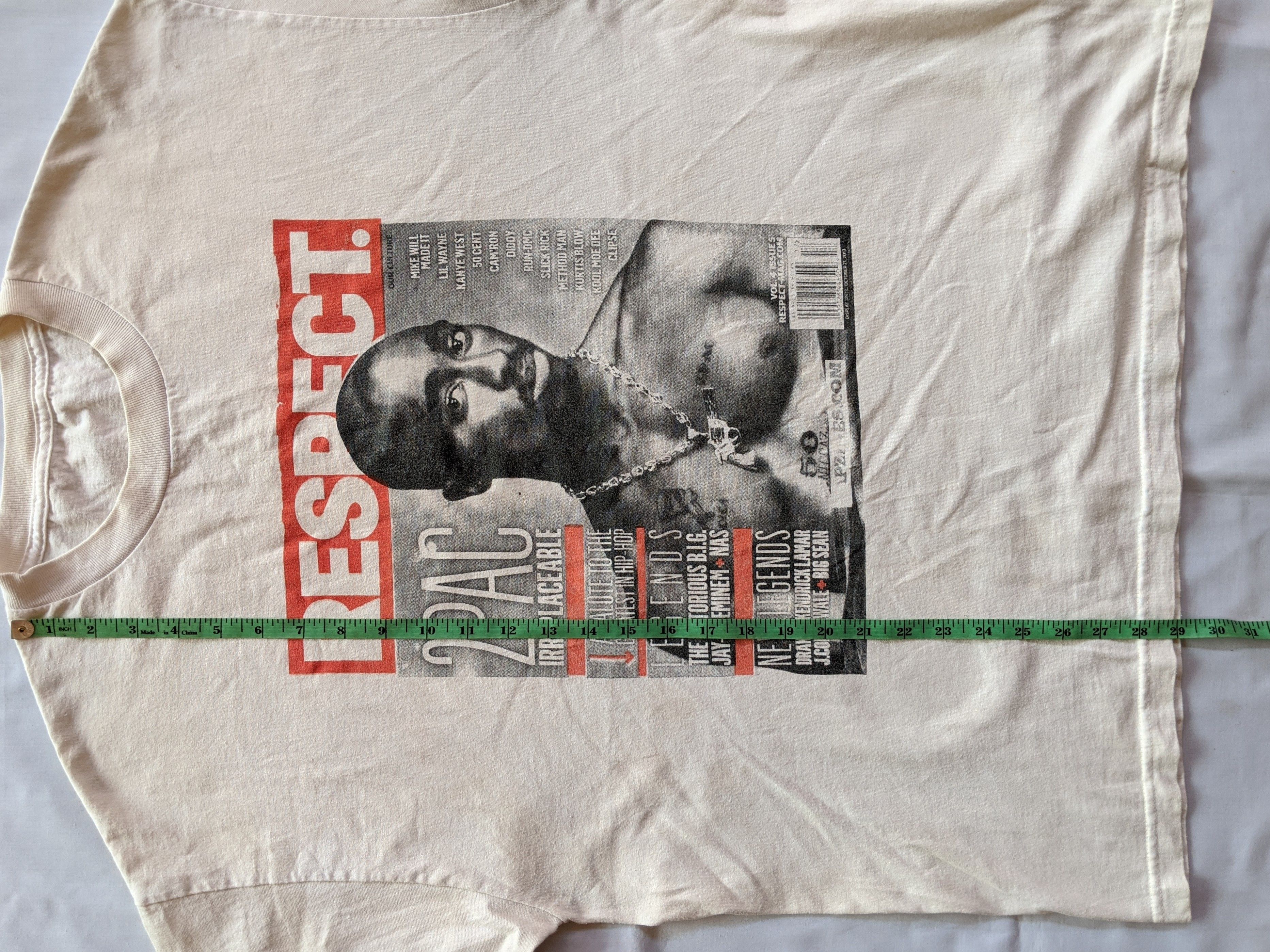Rap Tees × Vintage Vintage 00s raptee TUPAC SHAKUR big print Size US L / EU 52-54 / 3 - 5 Thumbnail