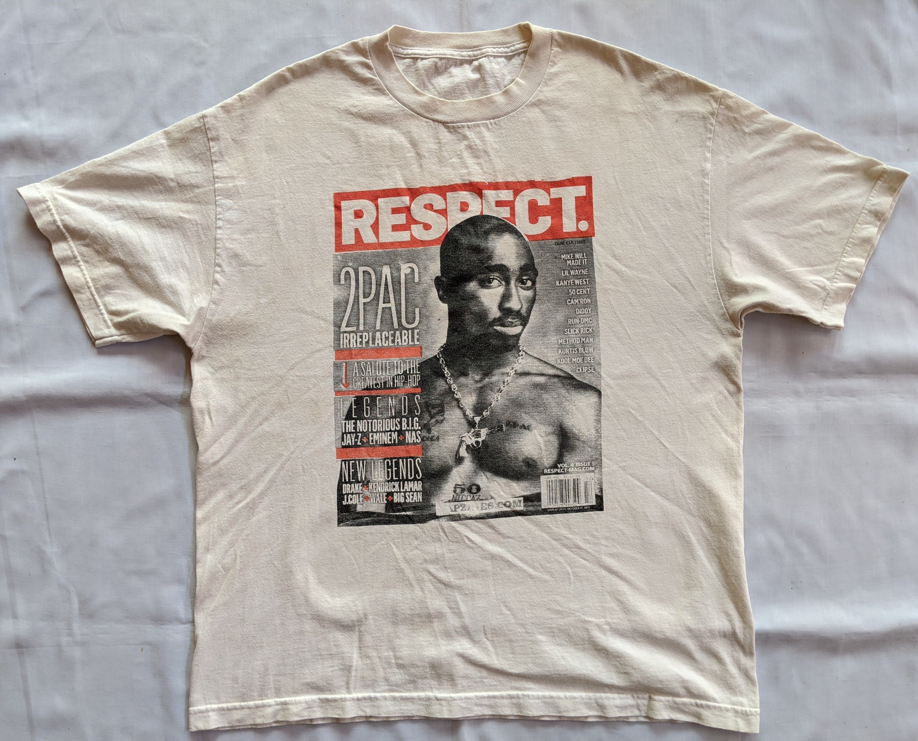 Rap Tees × Vintage Vintage 00s raptee TUPAC SHAKUR big print Size US L / EU 52-54 / 3 - 2 Thumbnail