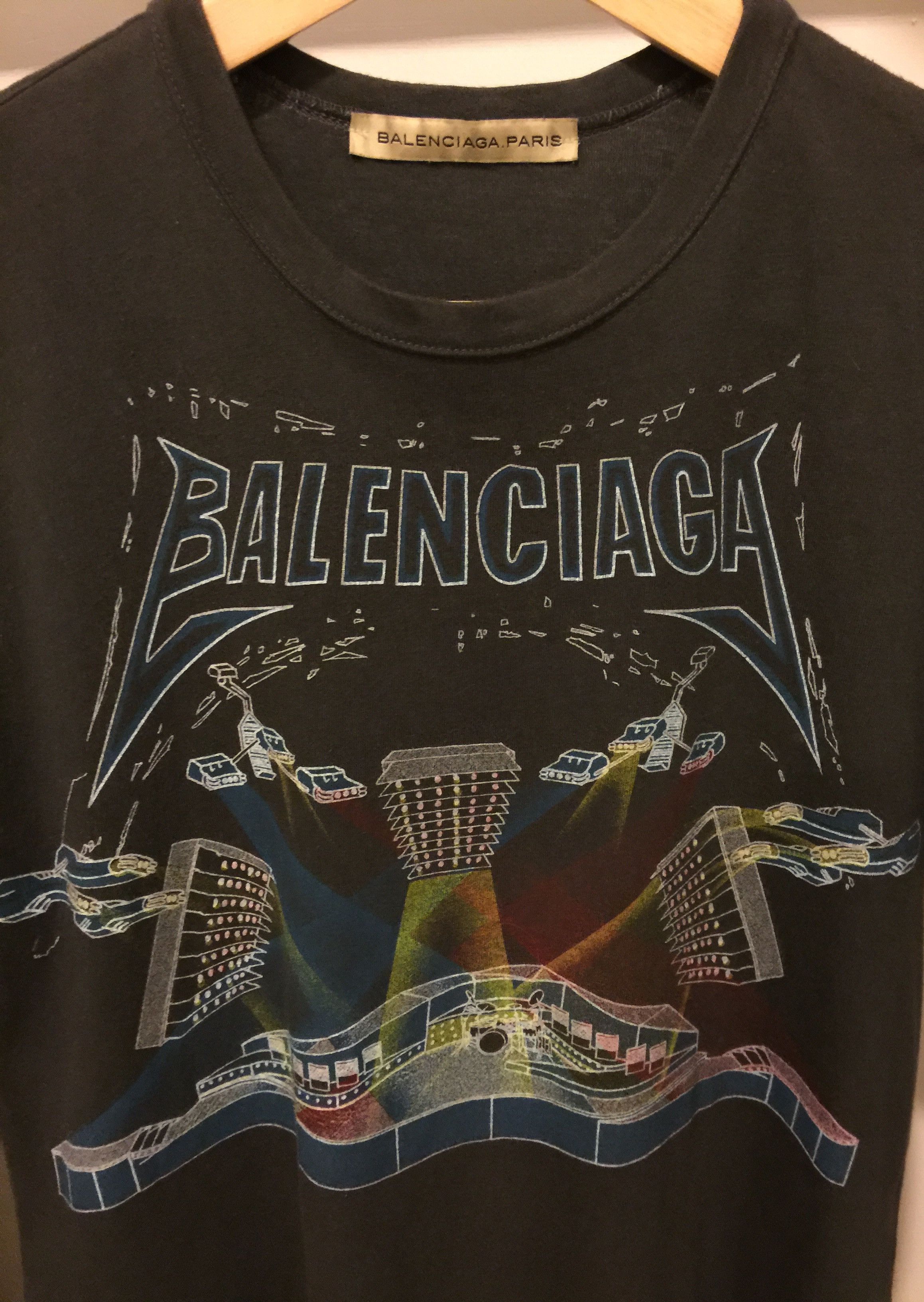 Balenciaga sales metallica shirt