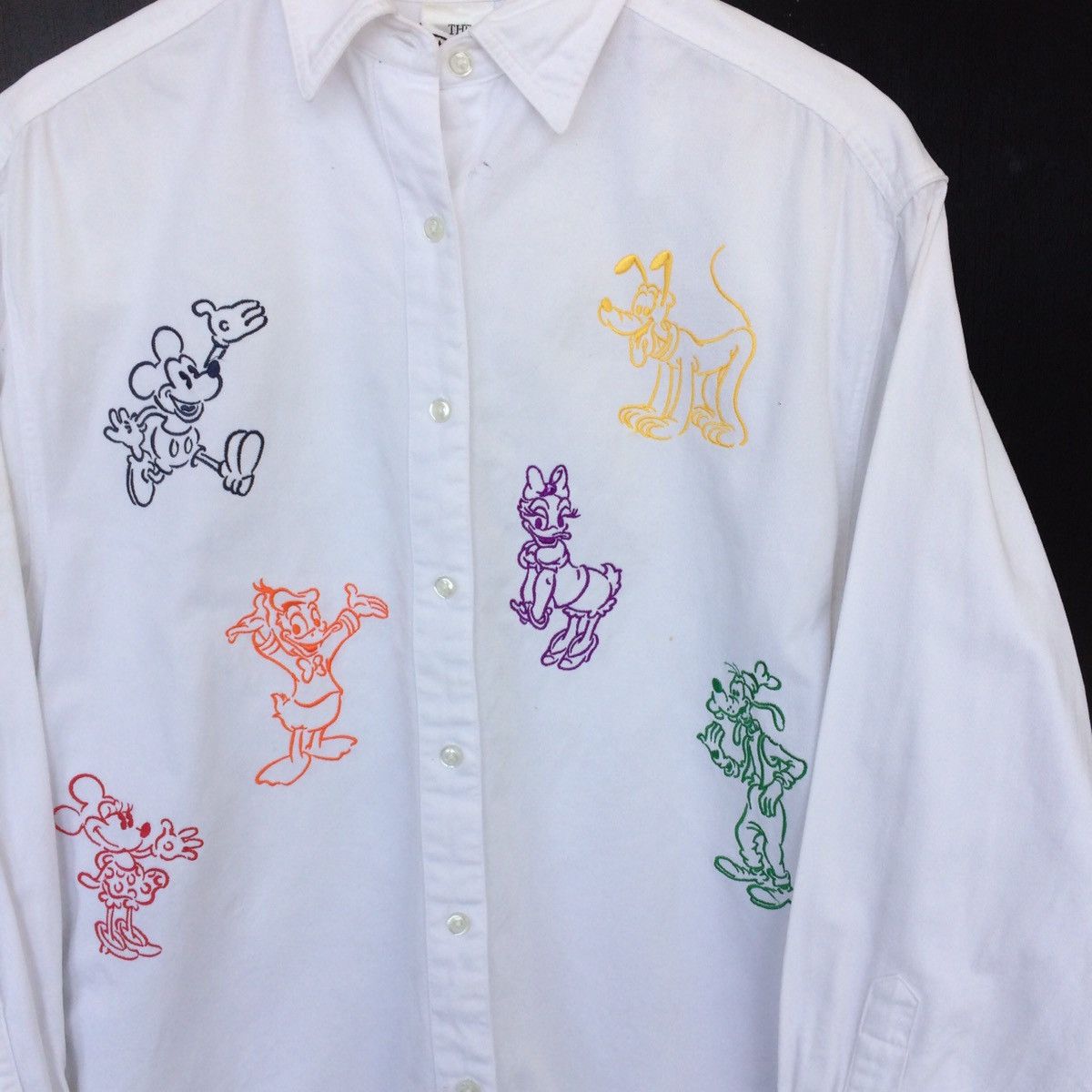 Disney × Mickey Mouse The Disney Mickey And Friend Cartoon Shirt Button Up Size US M / EU 48-50 / 2 - 3 Thumbnail