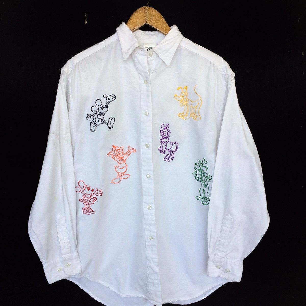 Disney × Mickey Mouse The Disney Mickey And Friend Cartoon Shirt Button Up Size US M / EU 48-50 / 2 - 1 Thumbnail