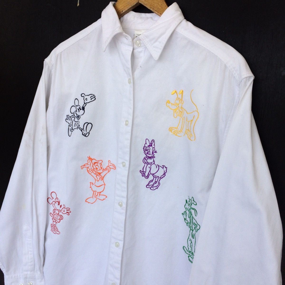 Disney × Mickey Mouse The Disney Mickey And Friend Cartoon Shirt Button Up Size US M / EU 48-50 / 2 - 2 Thumbnail