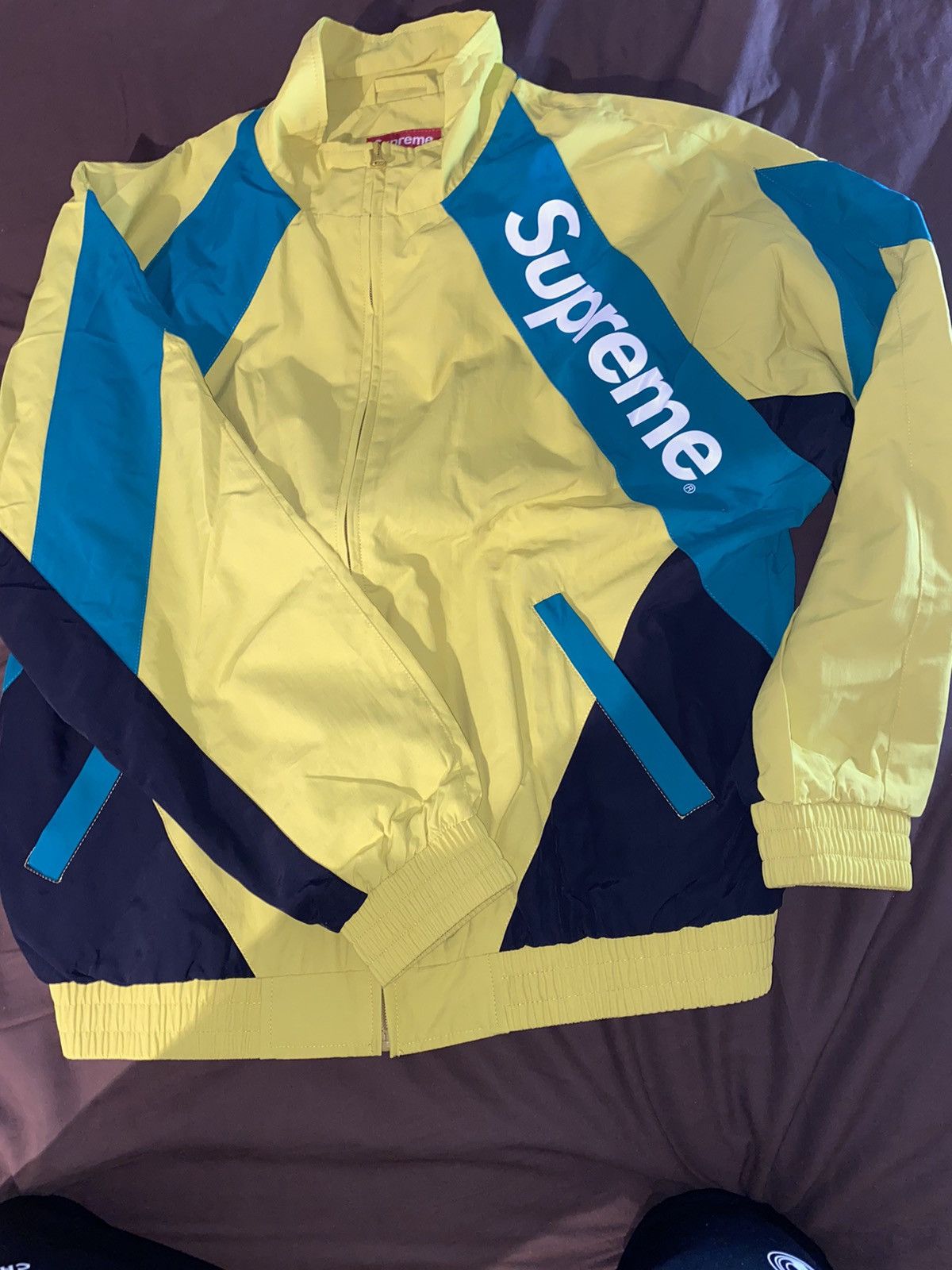 Supreme Paneled Track Jacket | Grailed