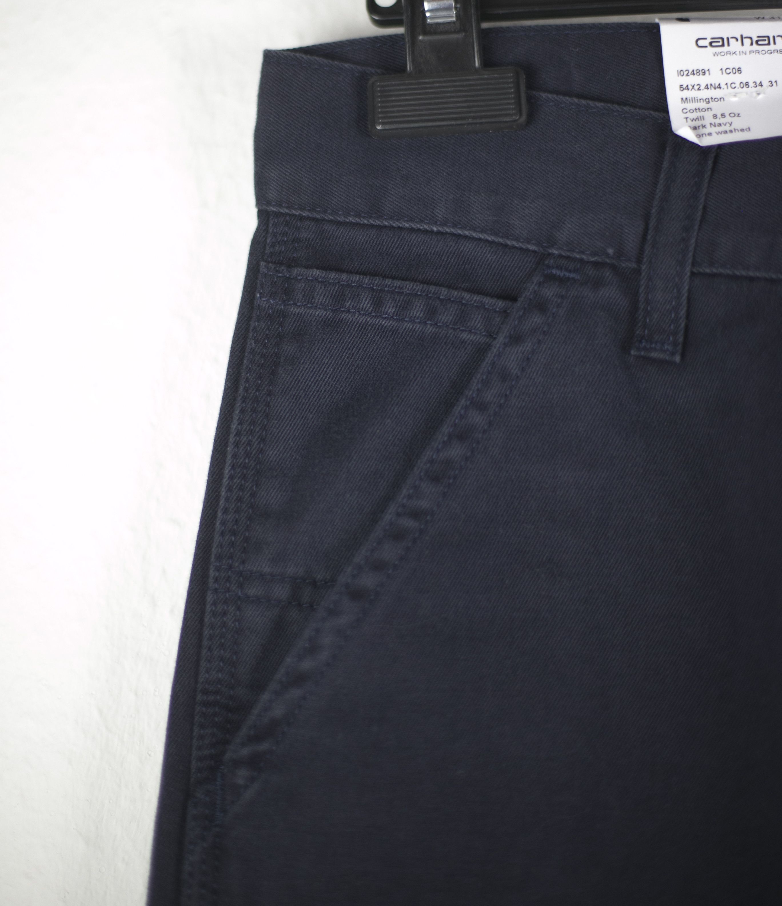 Carhartt Wip NWT Carhartt WIP RUCK SINGLE KNEE PANT Dark Navy W36 L34 Size US 36 / EU 52 - 4 Thumbnail