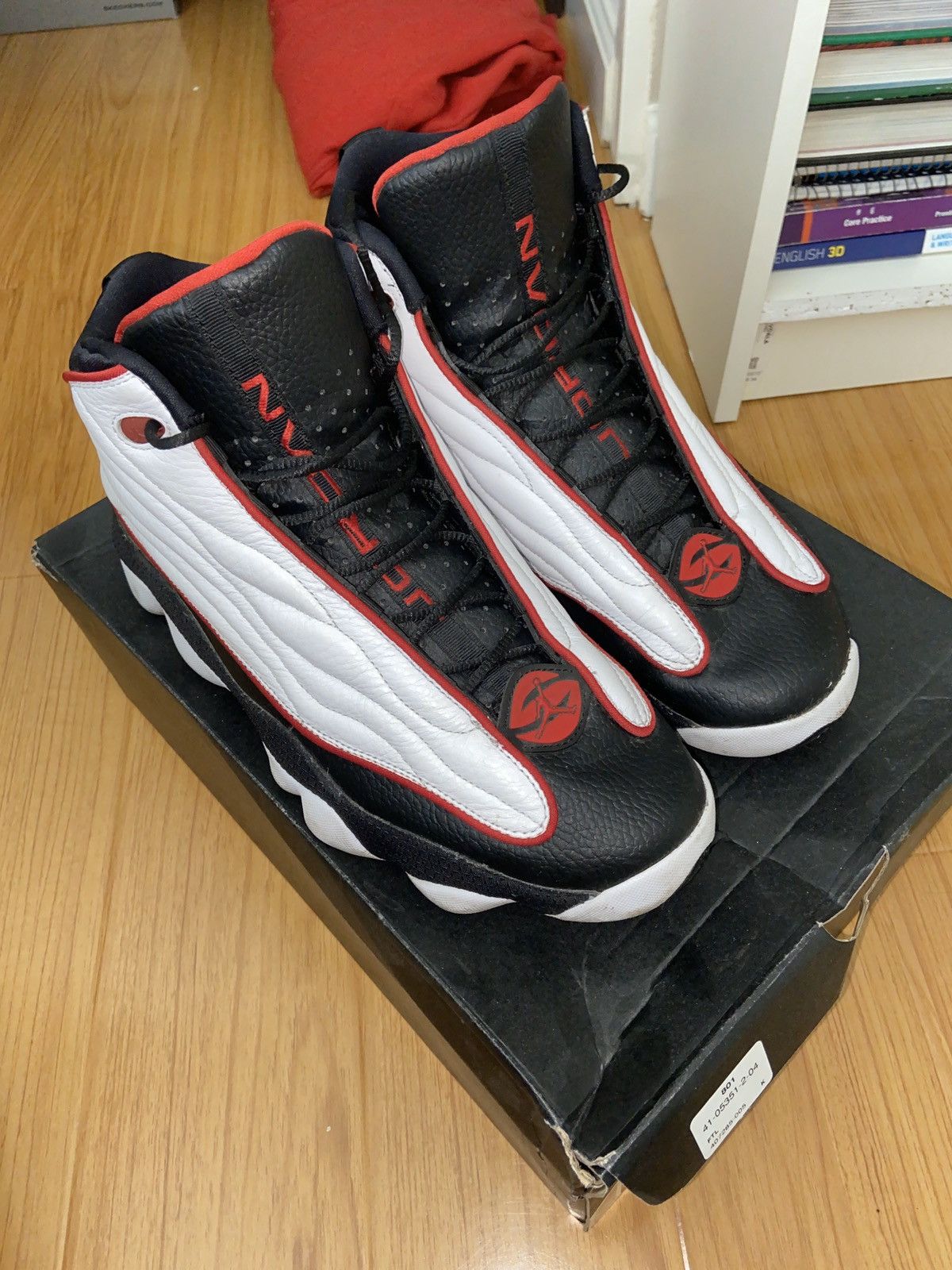 Jordan pro strong varsity red deals