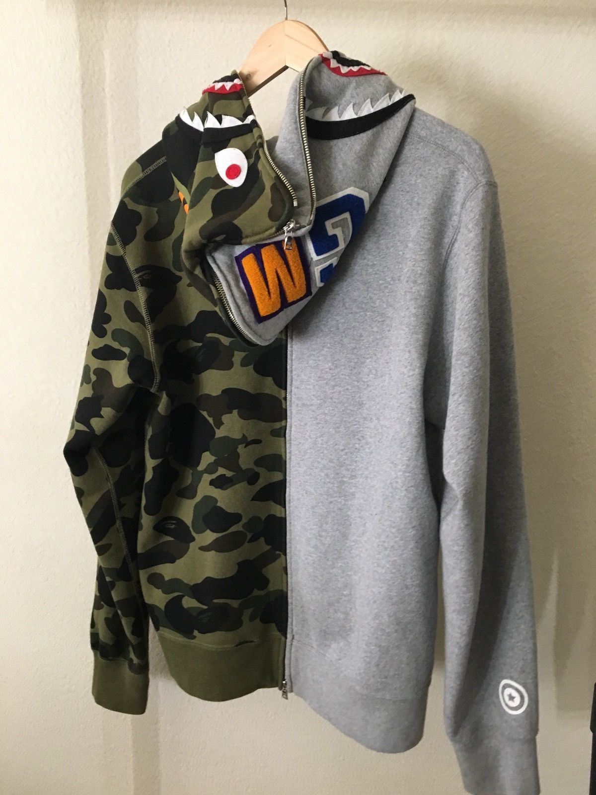 Bape BAPE HALF SHARK FULL ZIP 1ST CAMO Size US L / EU 52-54 / 3 - 2 Thumbnail